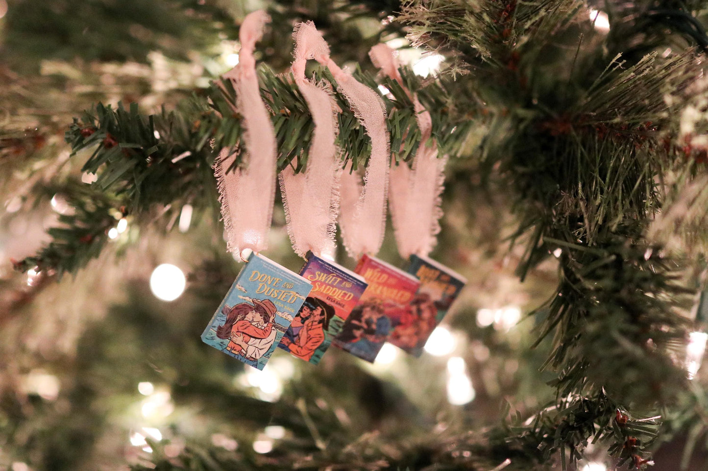 Rebel Blue Ranch Mini Book Ornaments
