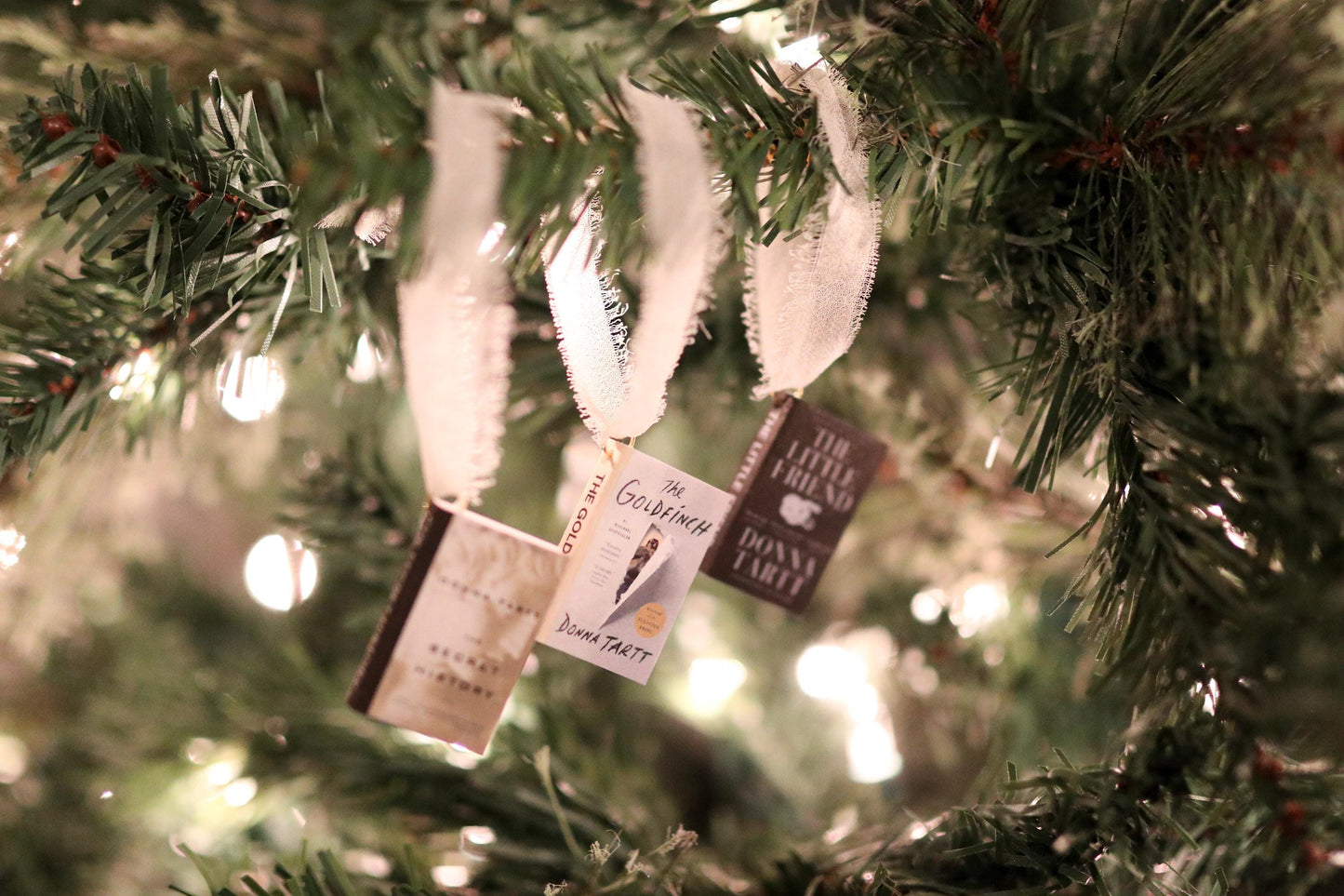 Donna Tartt Mini Book Ornaments