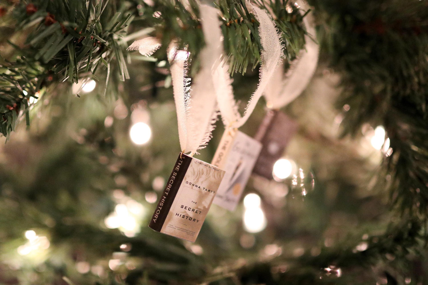 Donna Tartt Mini Book Ornaments