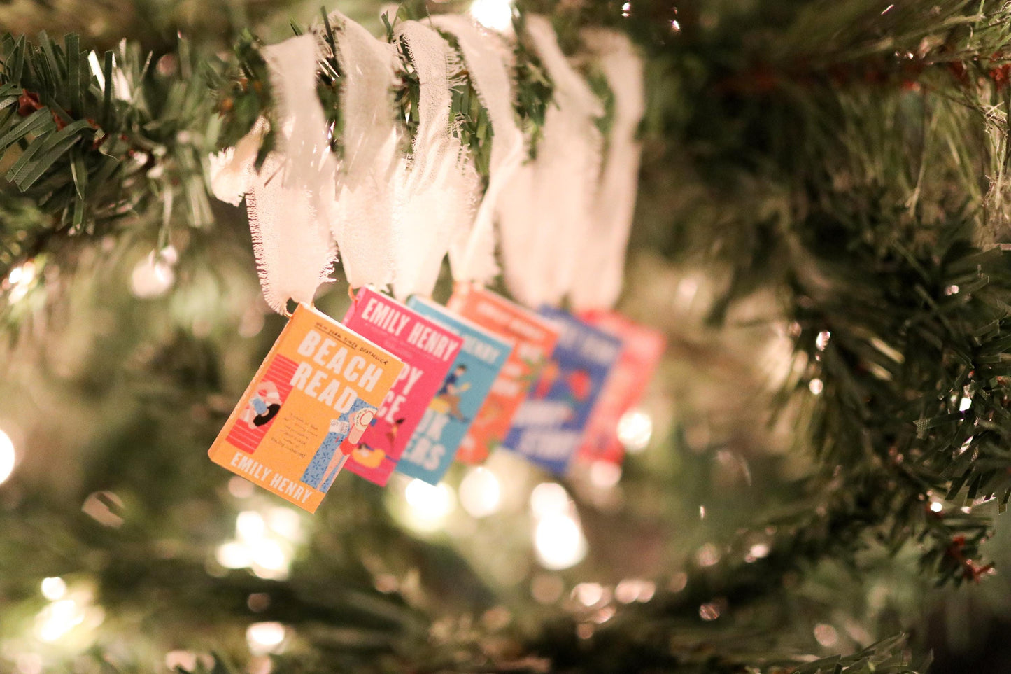 Emily Henry Mini Book Ornaments