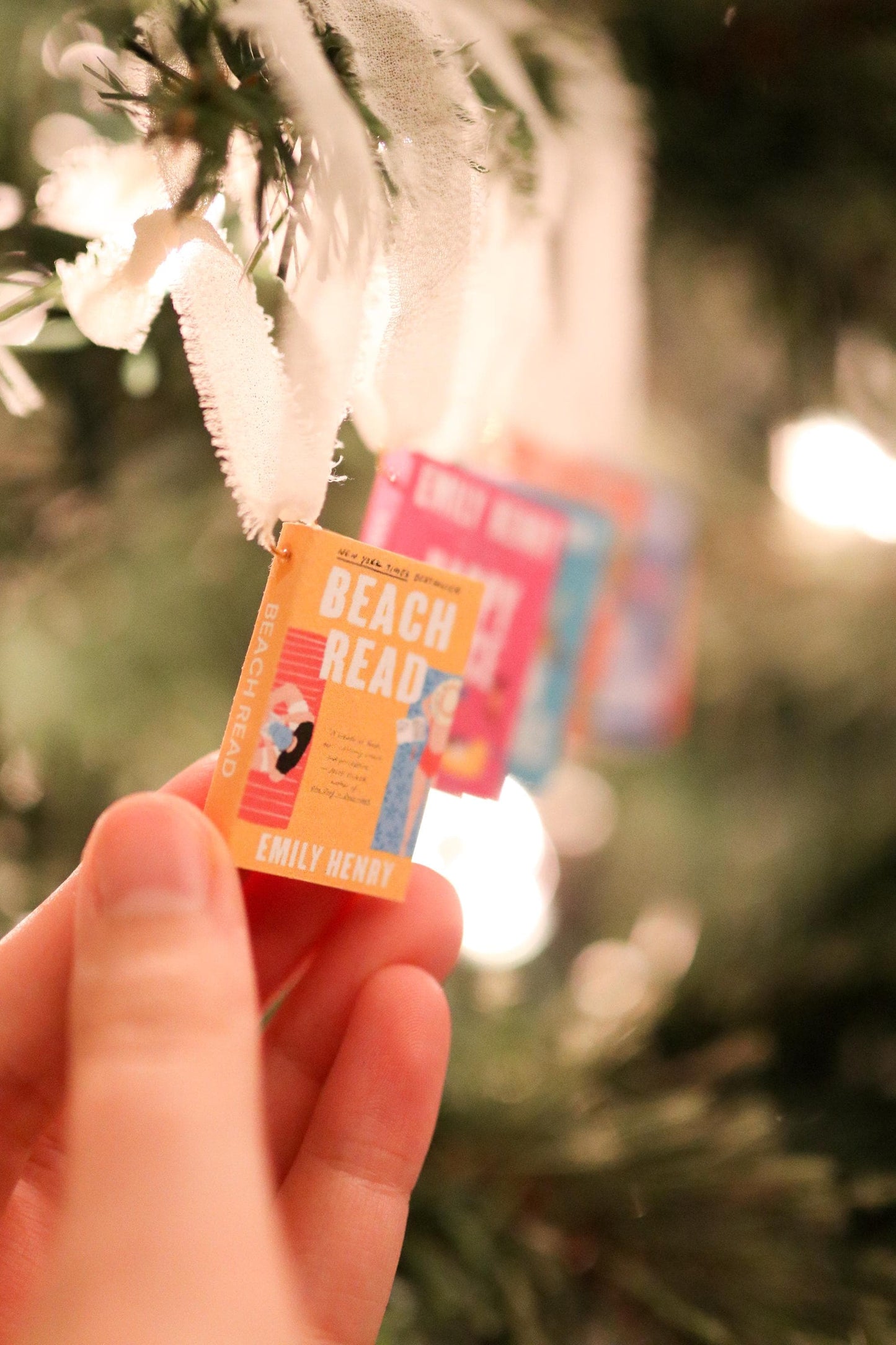 Emily Henry Mini Book Ornaments