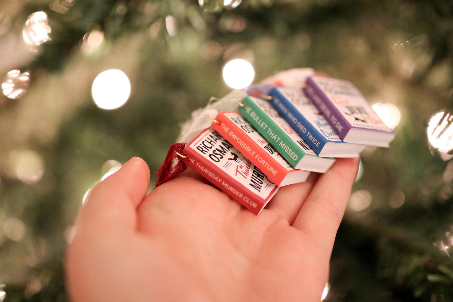 Richard Osman Mini Book Ornaments