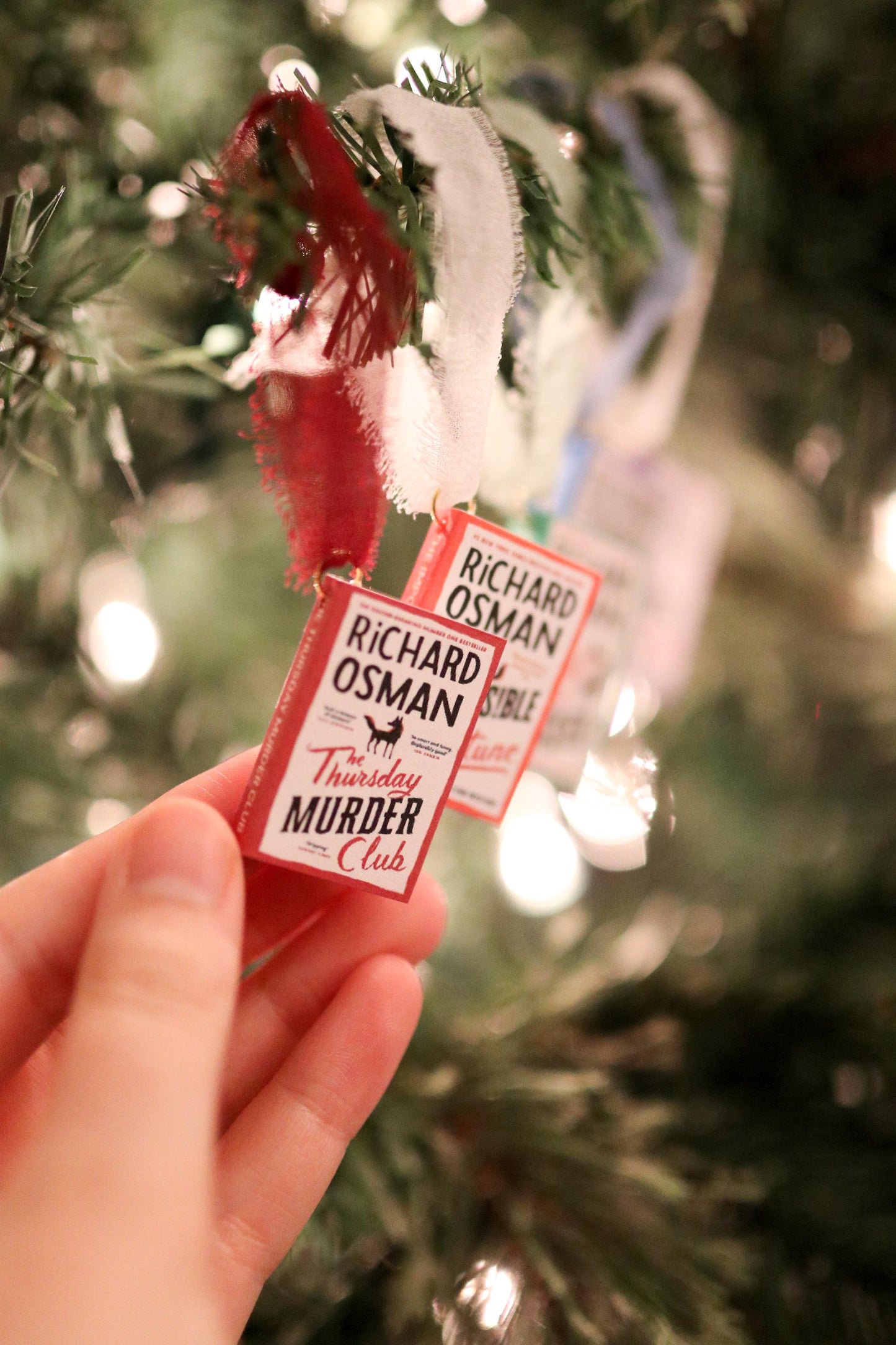 Richard Osman Mini Book Ornaments