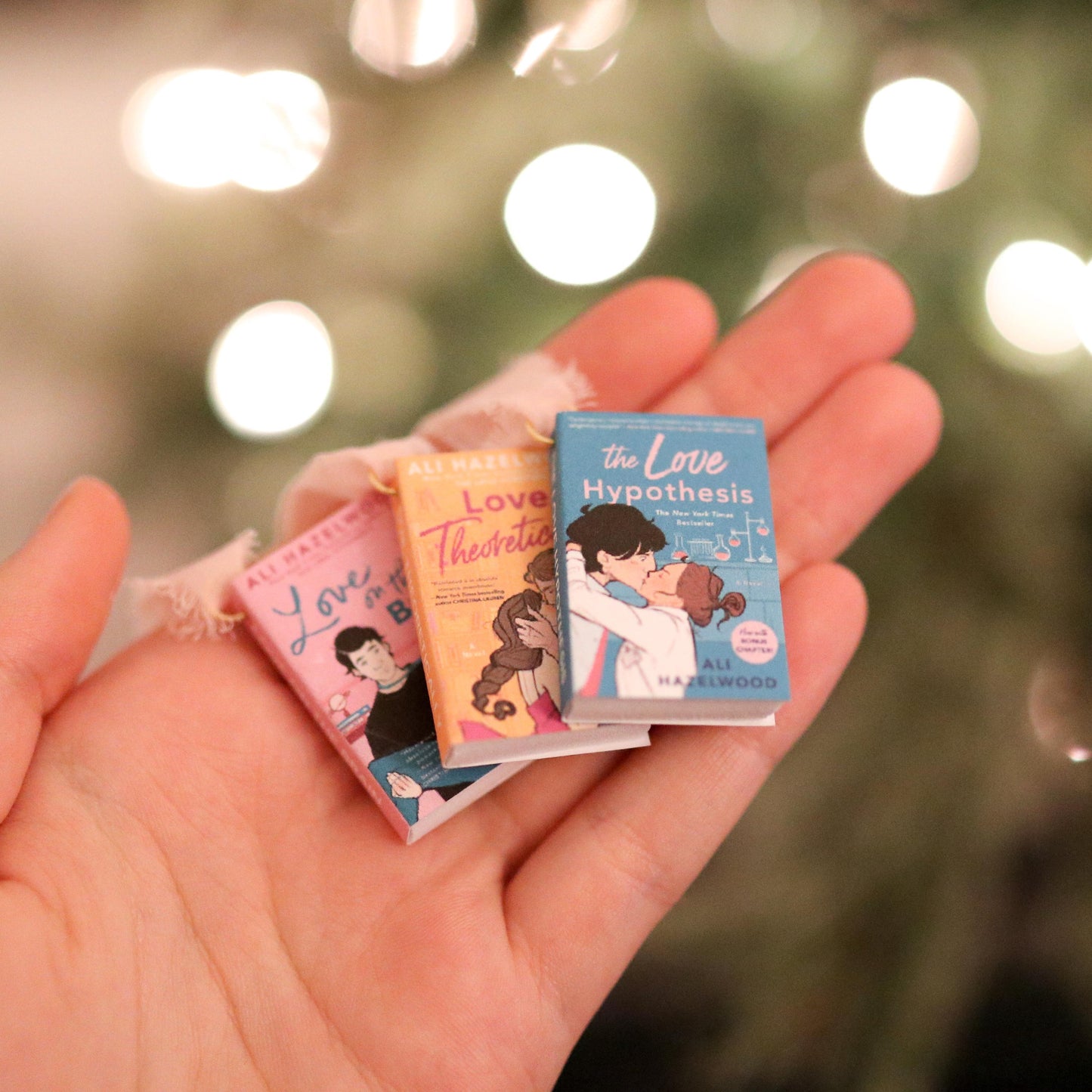 Ali Hazelwood Mini Book Ornaments