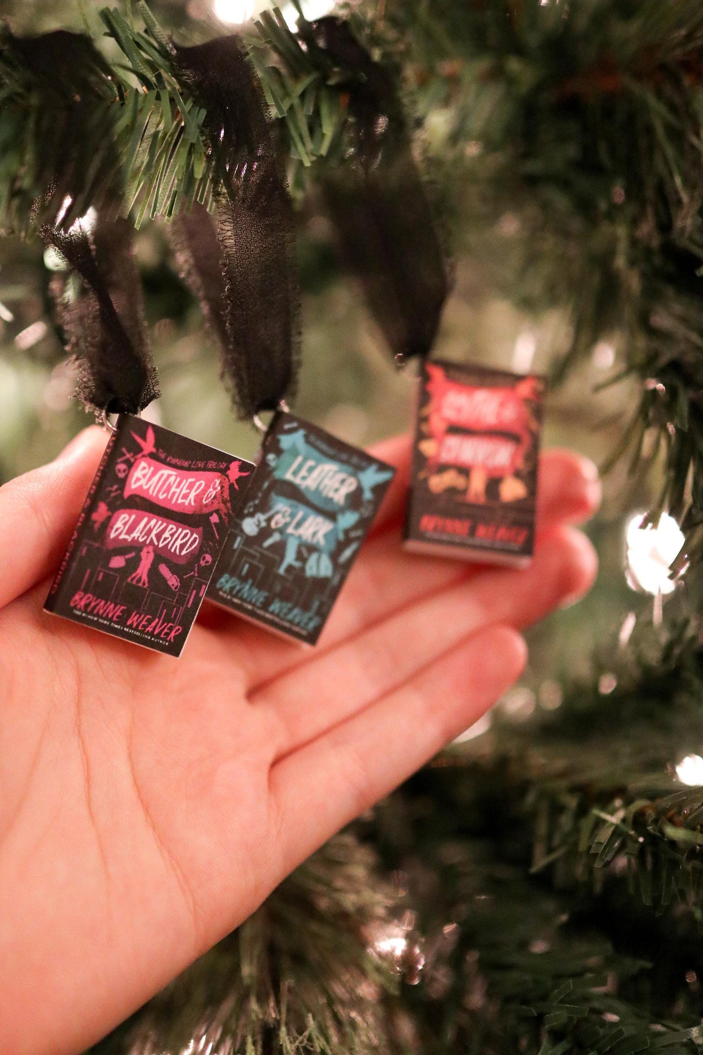 Ruinous Love Trilogy Mini Book Ornaments