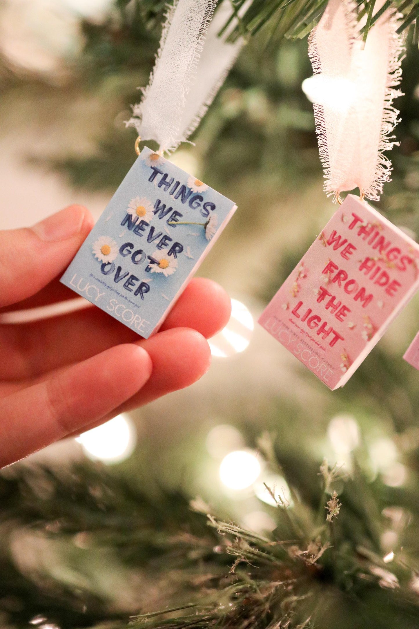 Knockemout Mini Book Ornaments