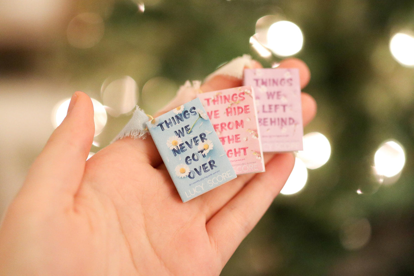 Knockemout Mini Book Ornaments