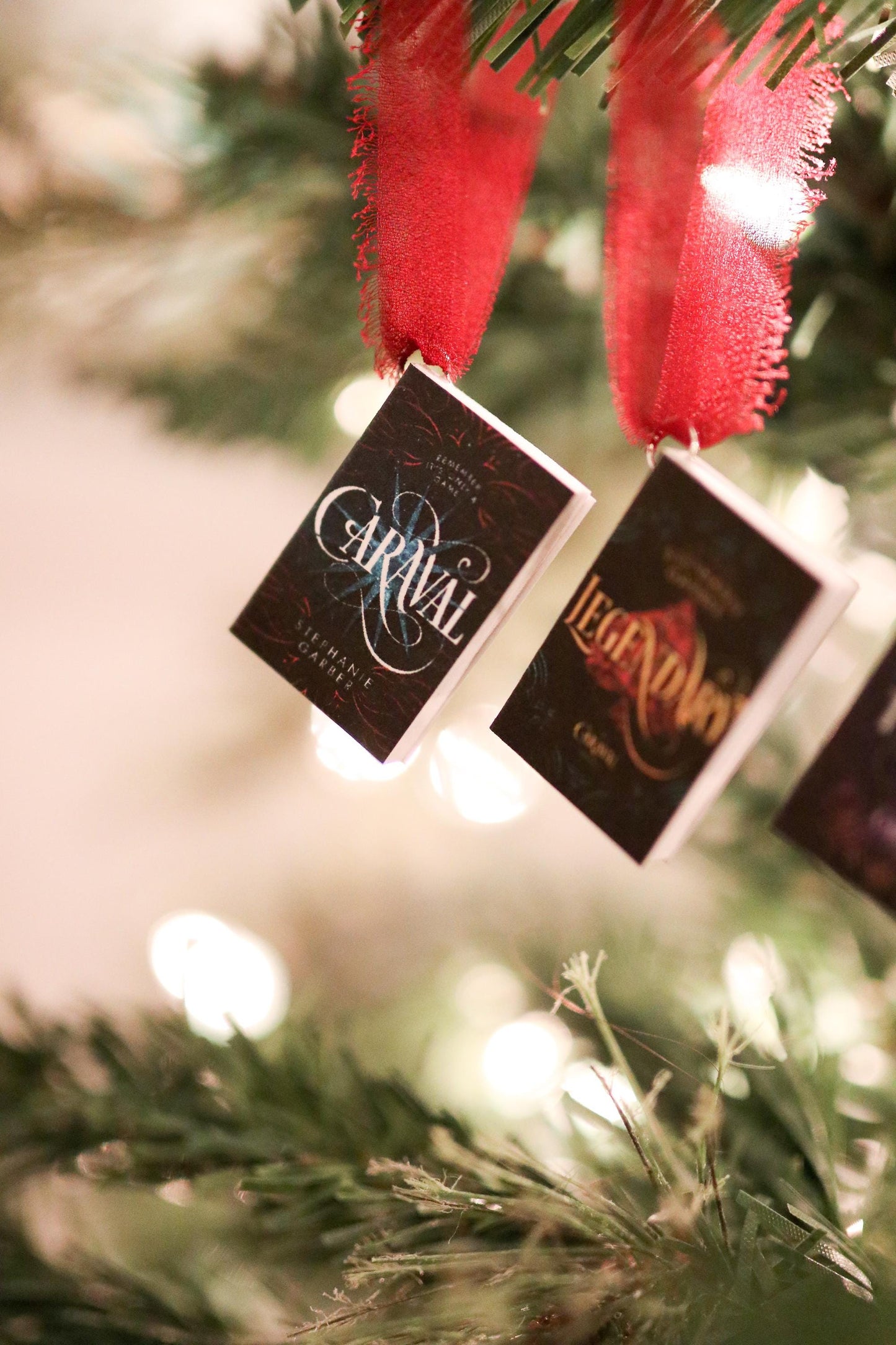 Caraval Mini Book Ornaments