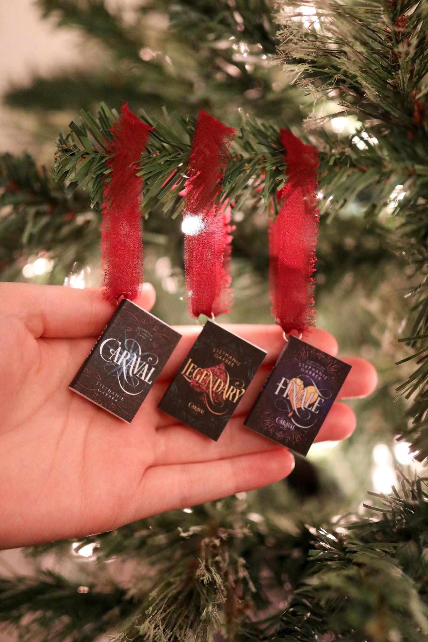 Caraval Mini Book Ornaments