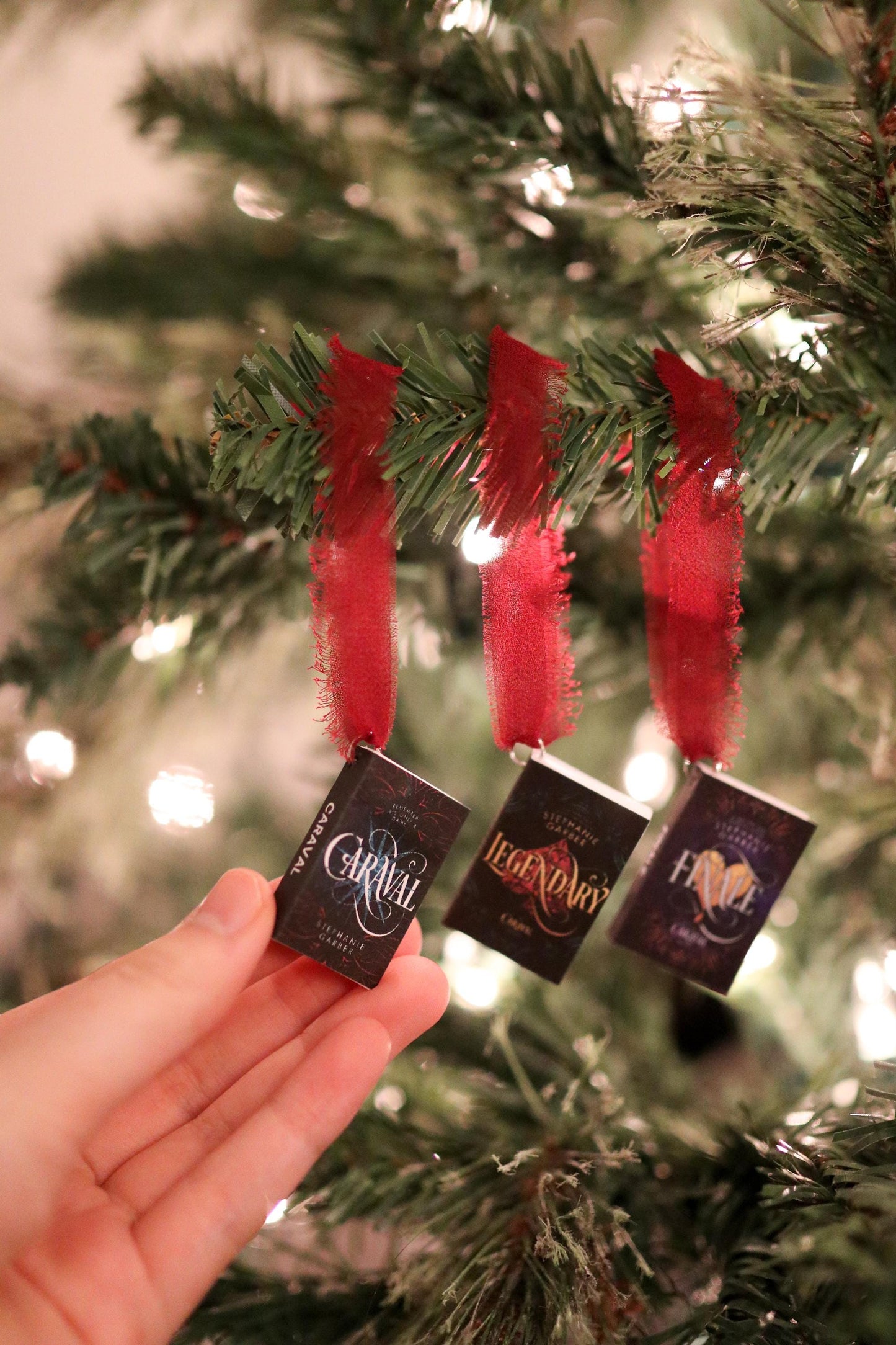 Caraval Mini Book Ornaments