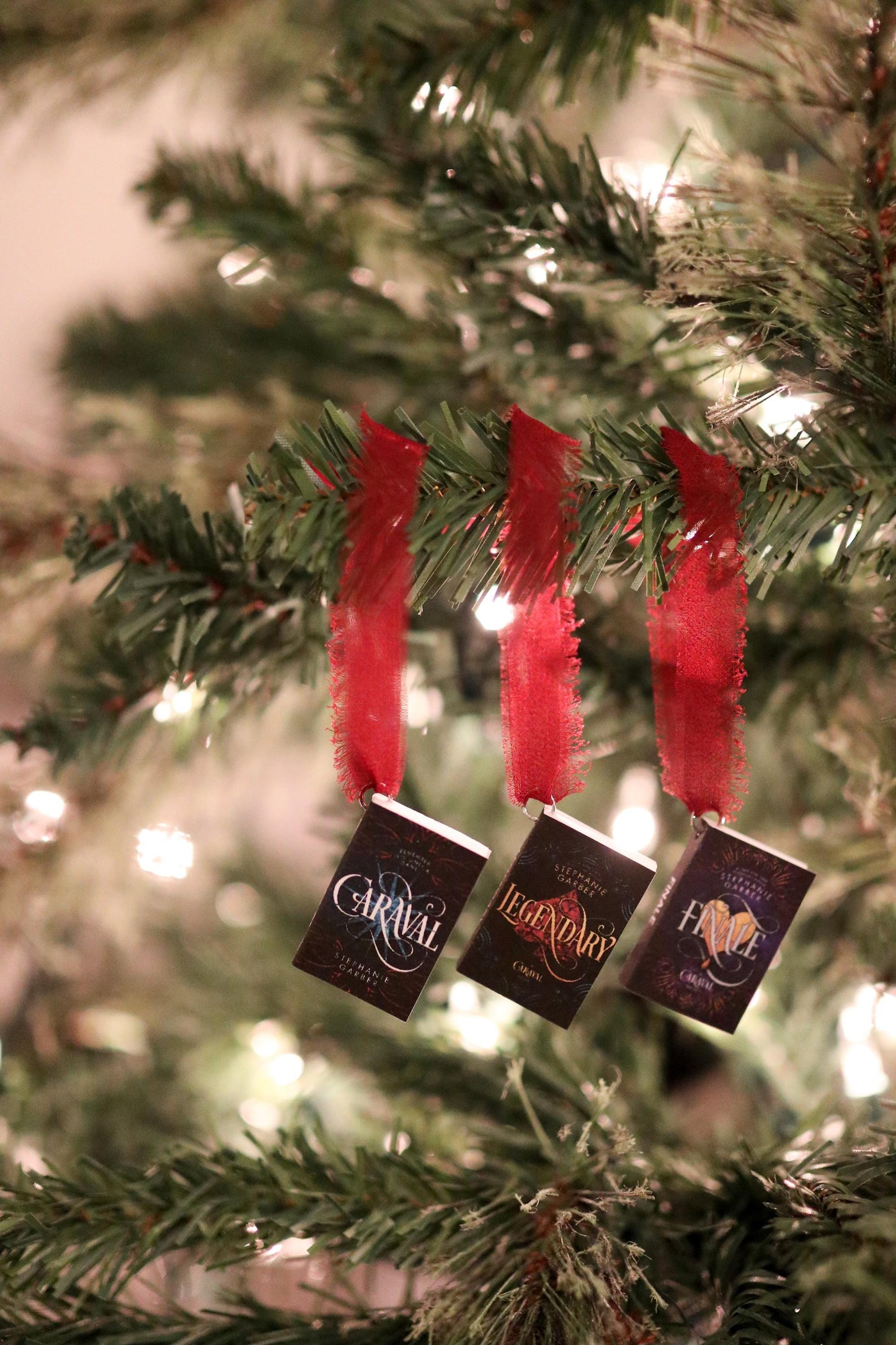 Caraval Mini Book Ornaments