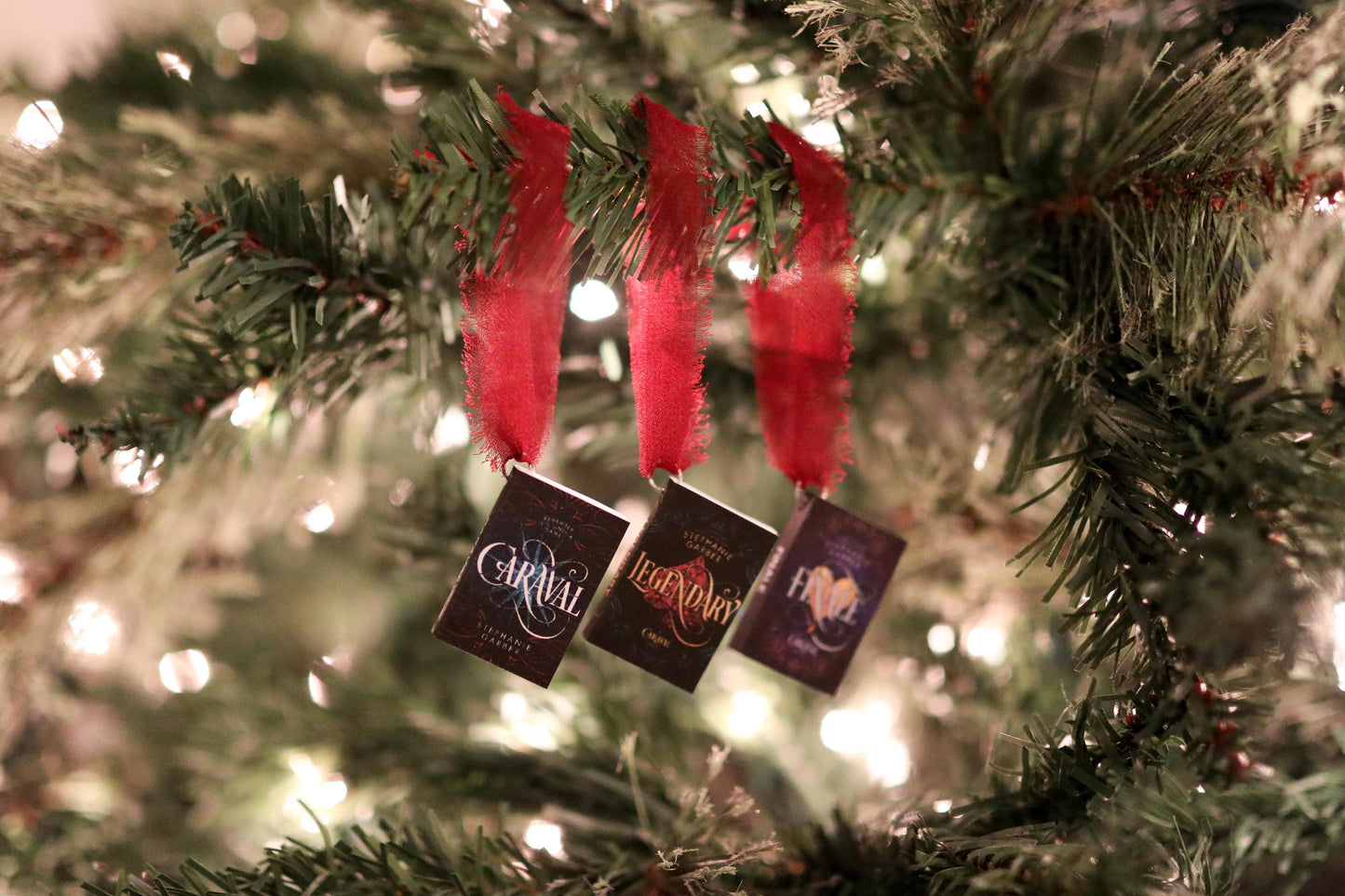 Caraval Mini Book Ornaments