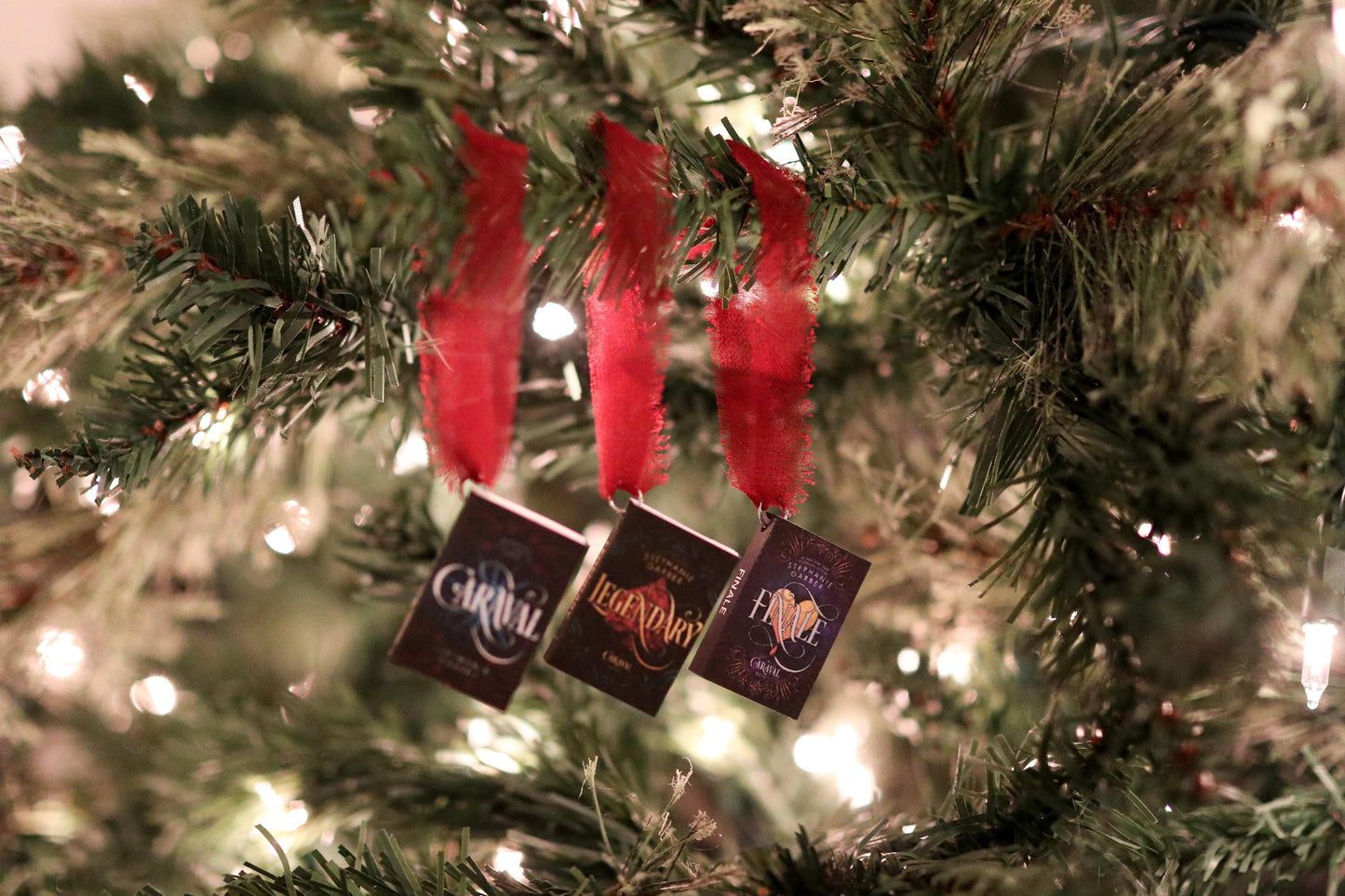 Caraval Mini Book Ornaments