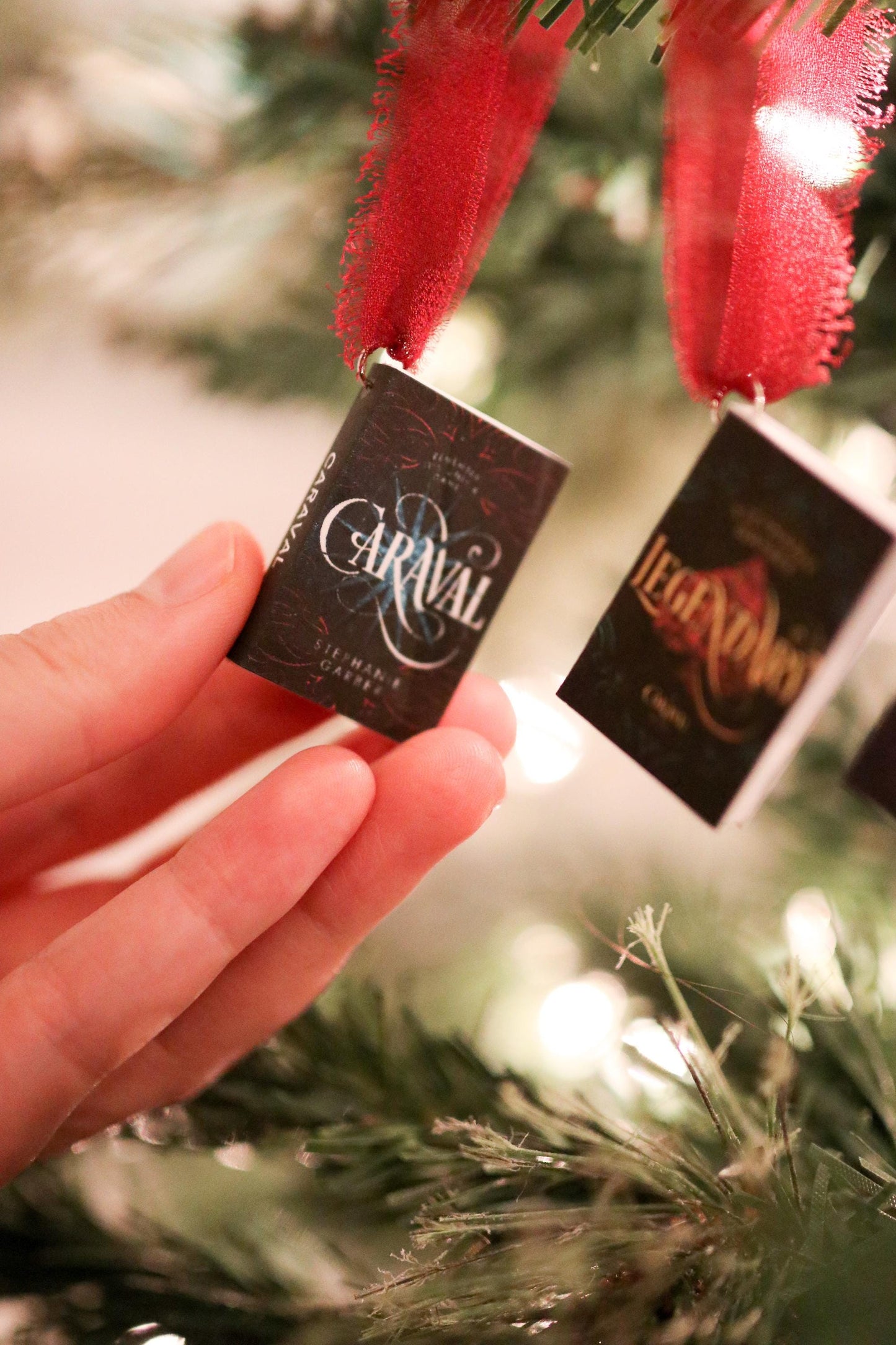 Caraval Mini Book Ornaments
