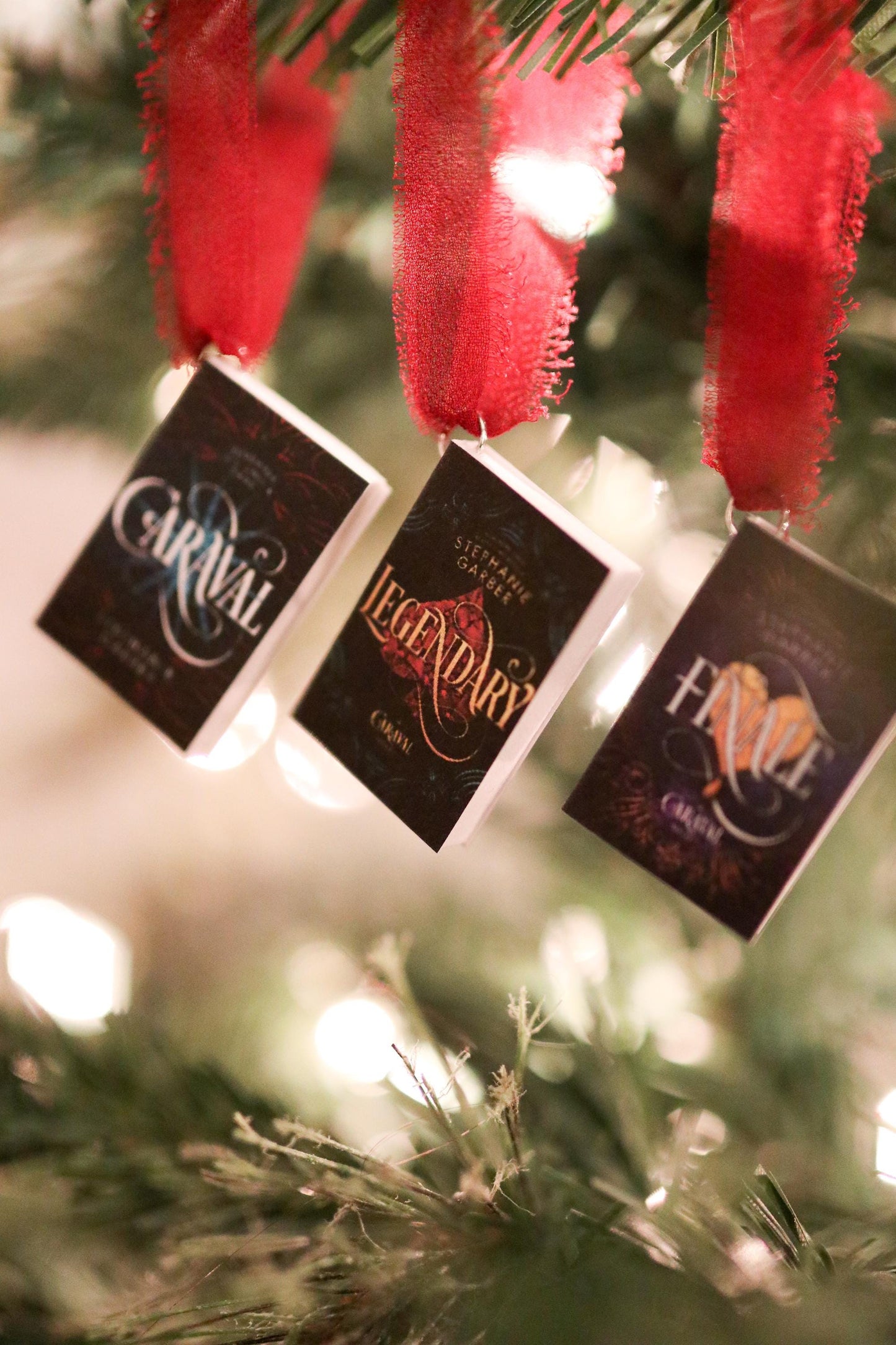 Caraval Mini Book Ornaments