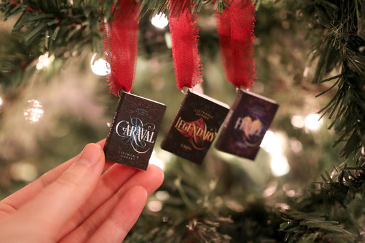 Caraval Mini Book Ornaments