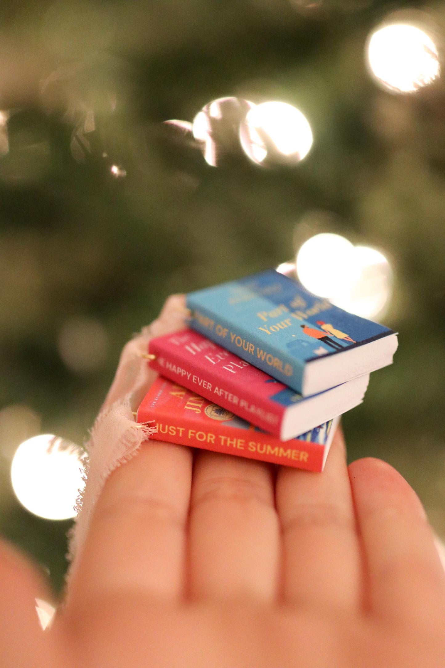 Abby Jimenez Mini Book Ornaments