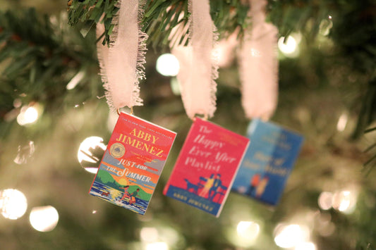 Abby Jimenez Mini Book Ornaments