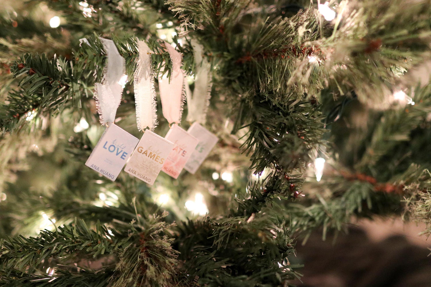 Twisted Love Mini Book Ornaments