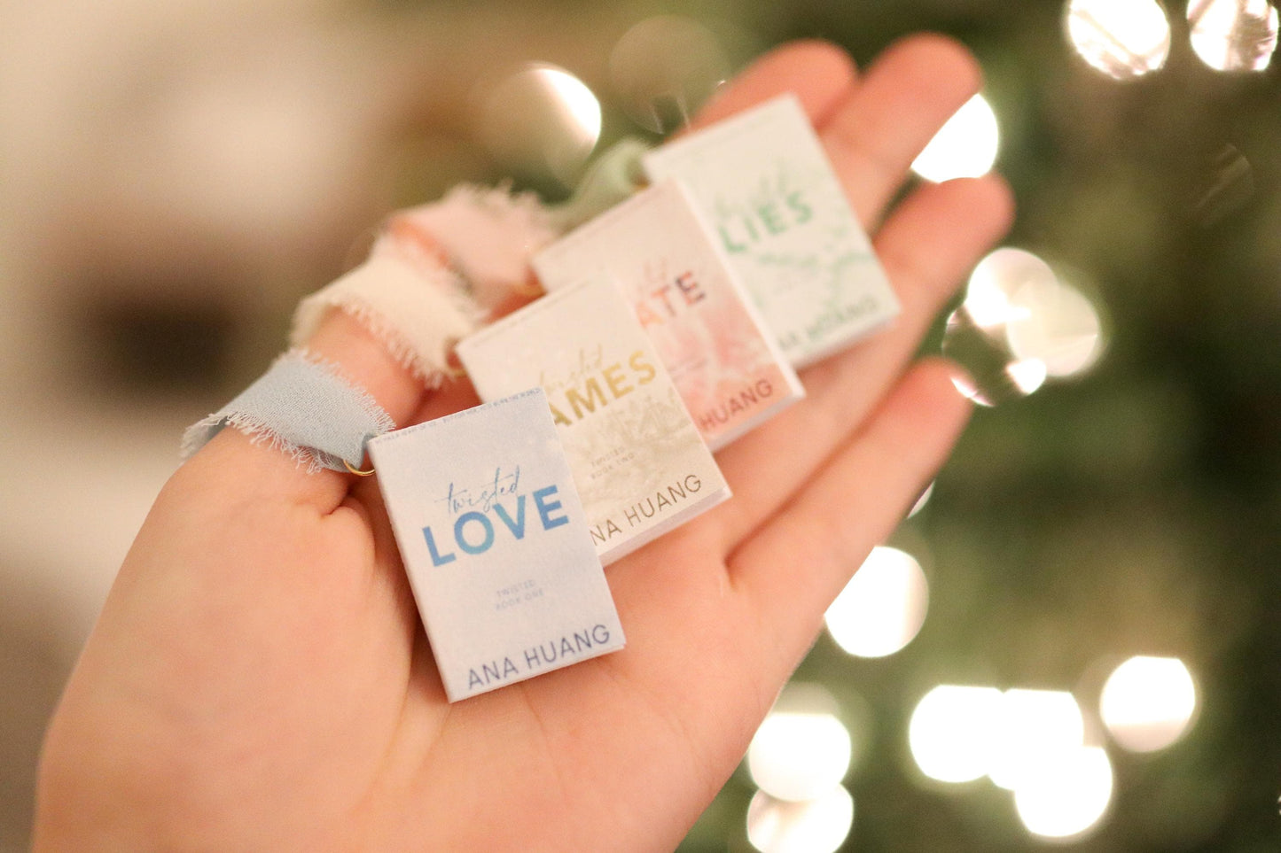 Twisted Love Mini Book Ornaments