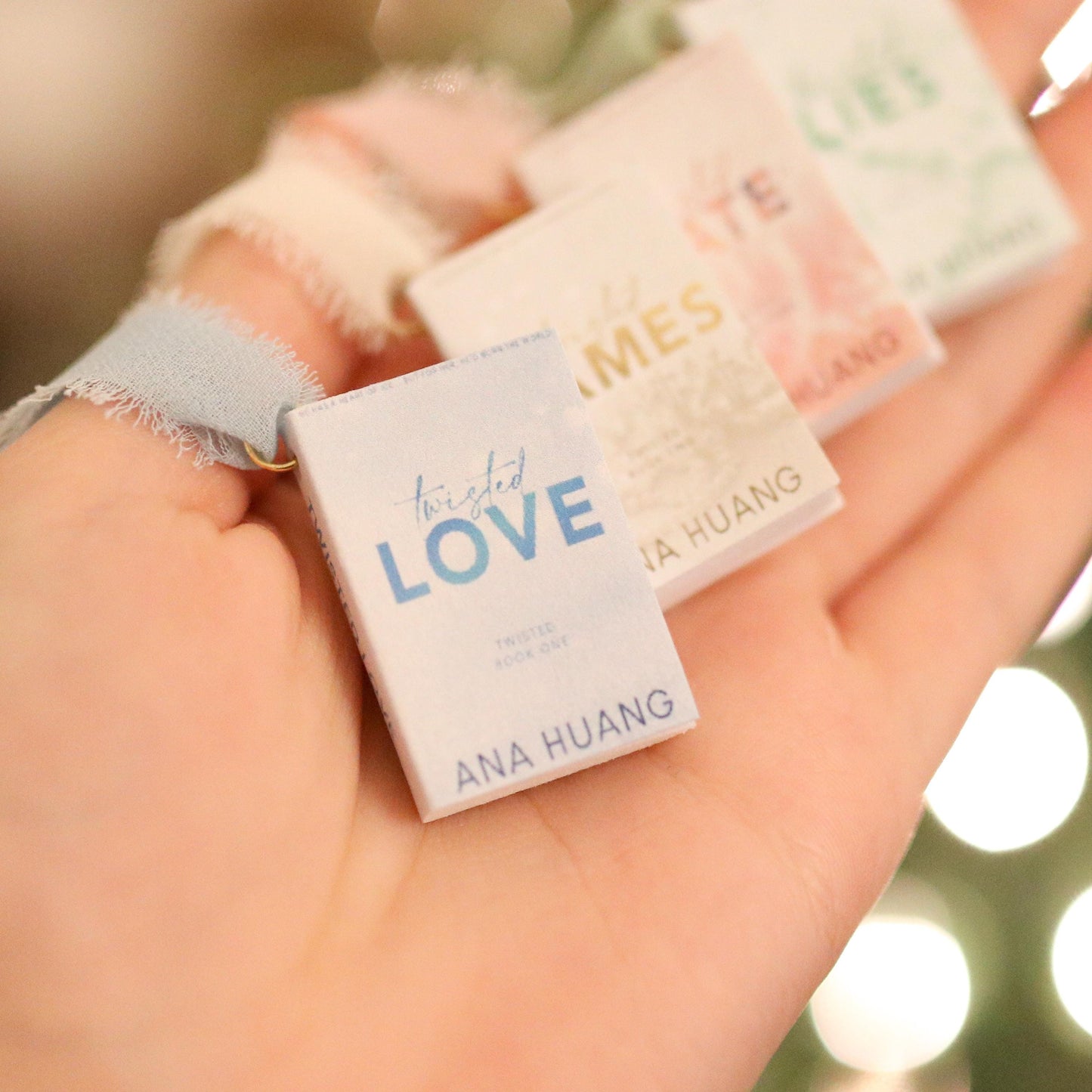 Twisted Love Mini Book Ornaments