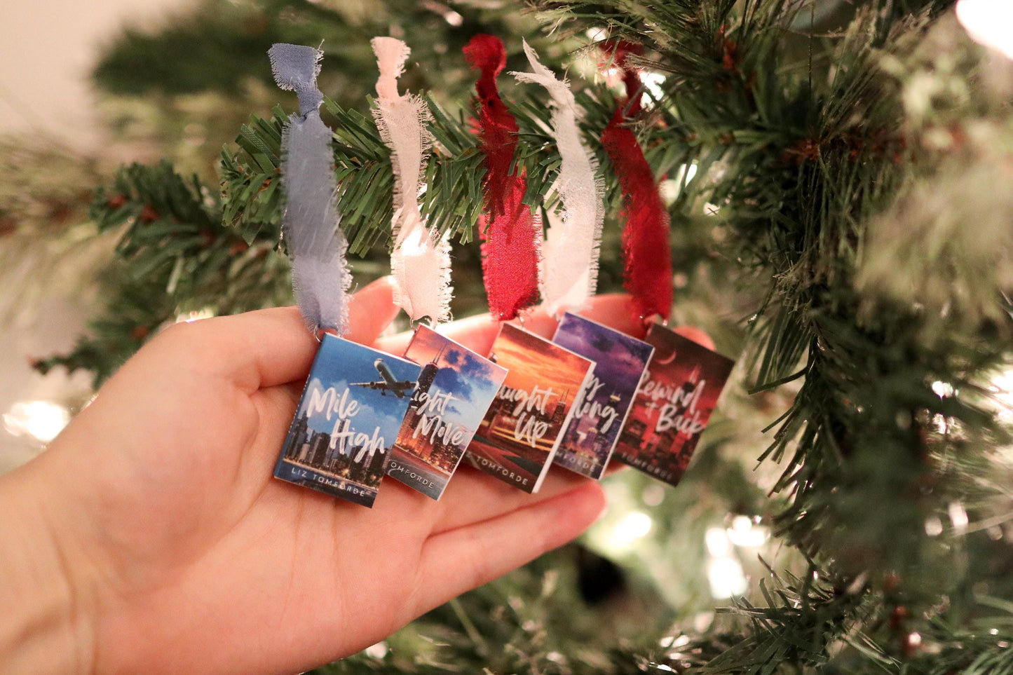 Windy City Mini Book Ornaments