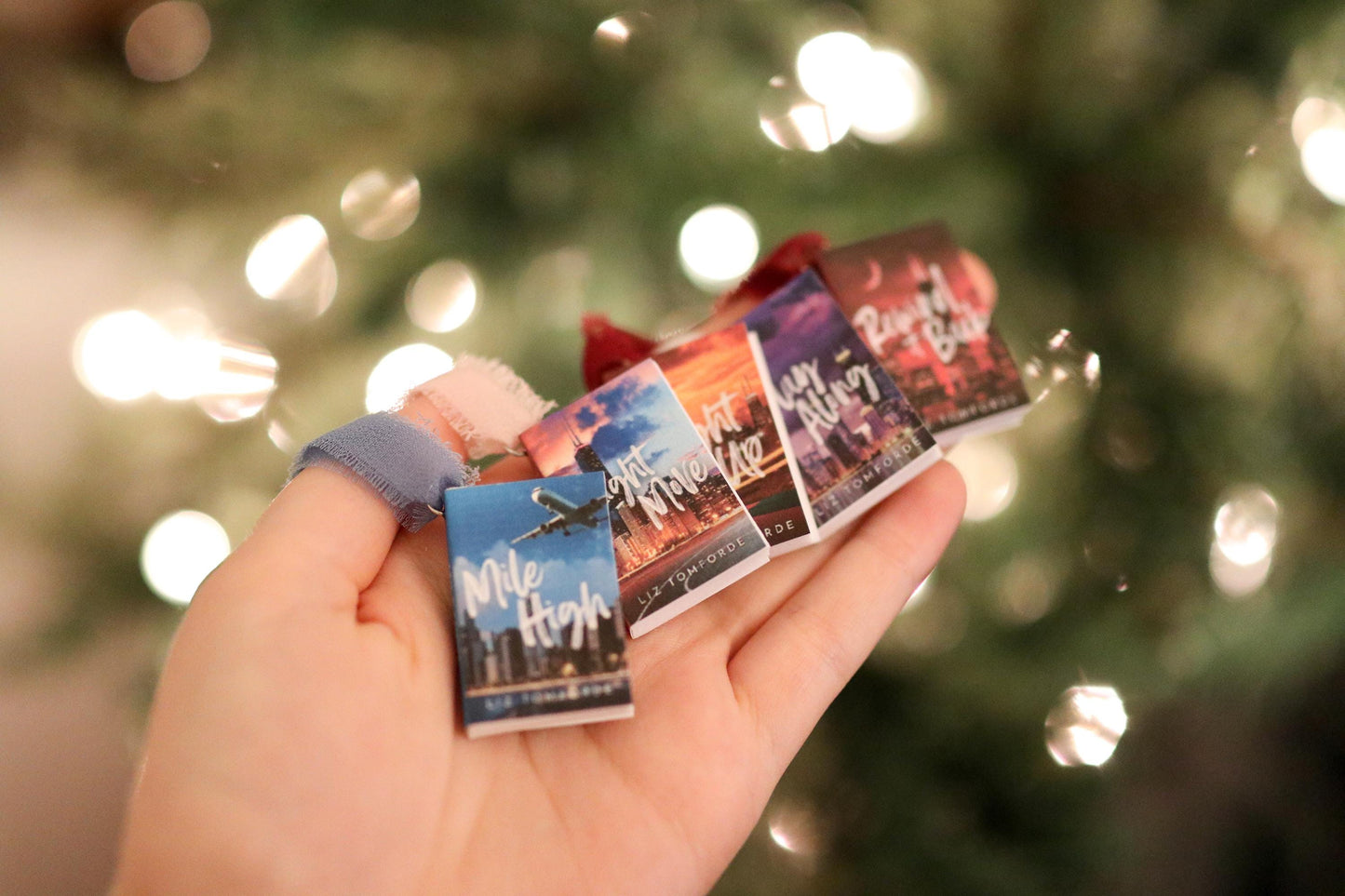 Windy City Mini Book Ornaments