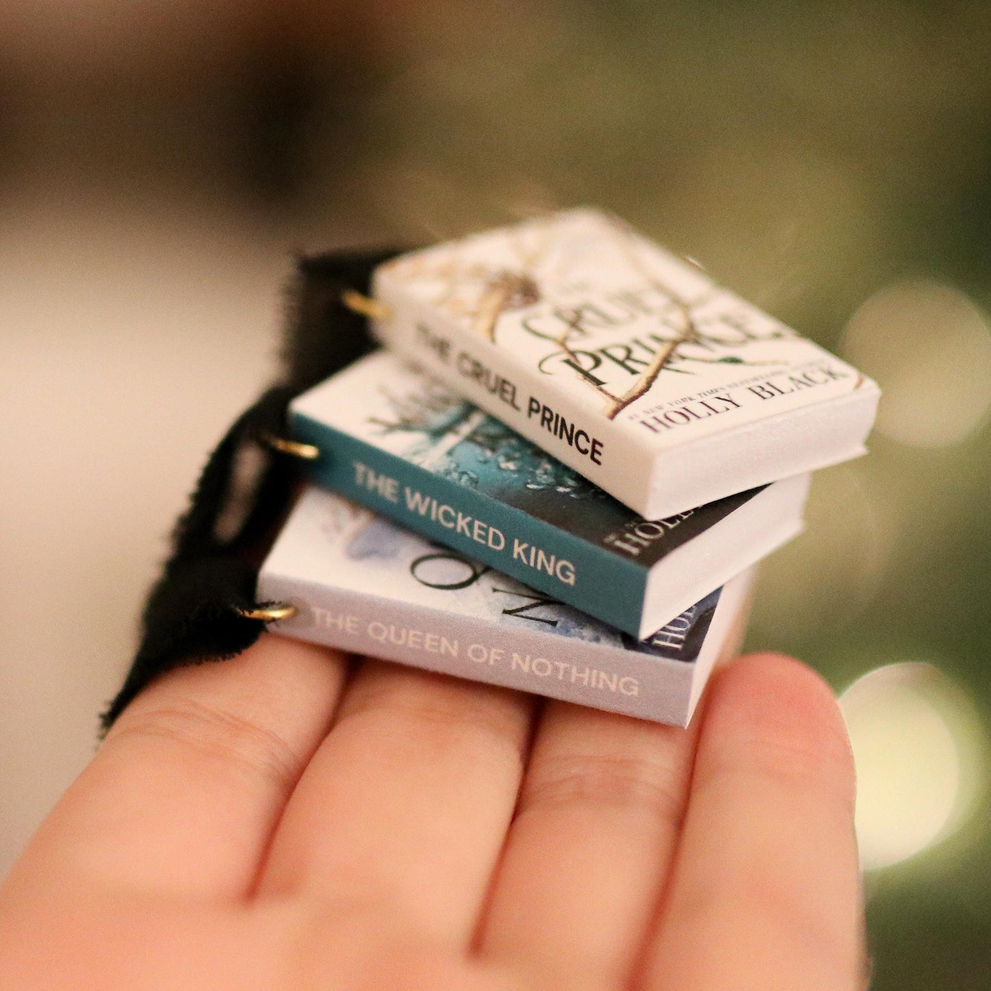 Holly Black Mini Book Ornaments