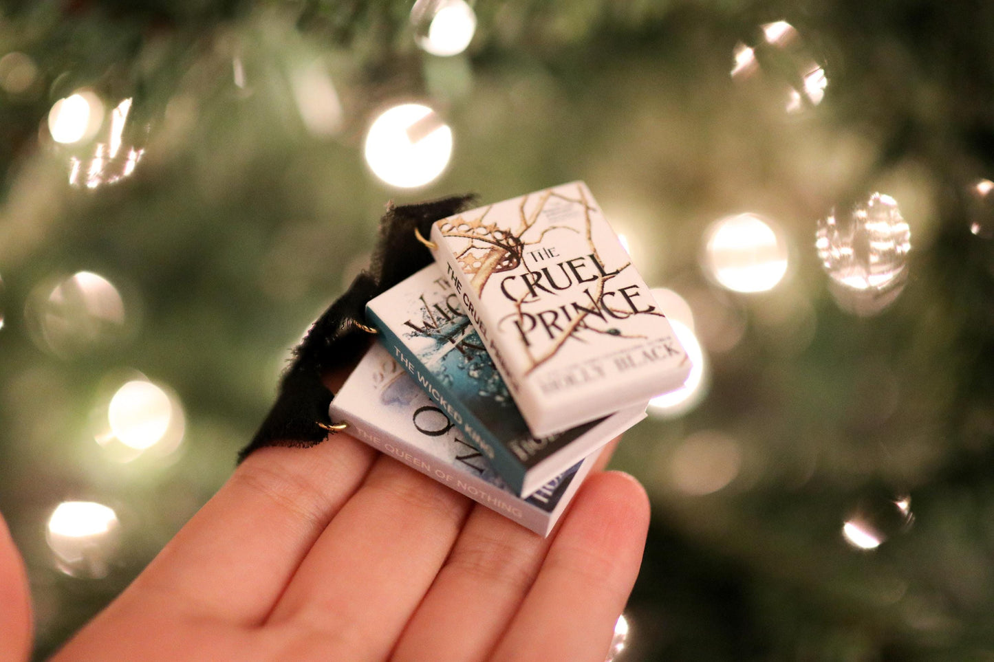 Holly Black Mini Book Ornaments