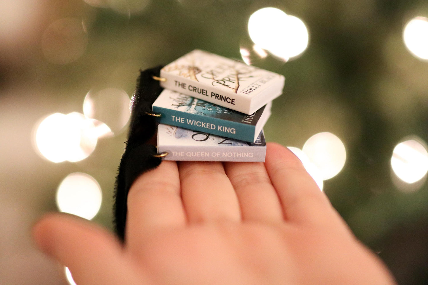 Holly Black Mini Book Ornaments