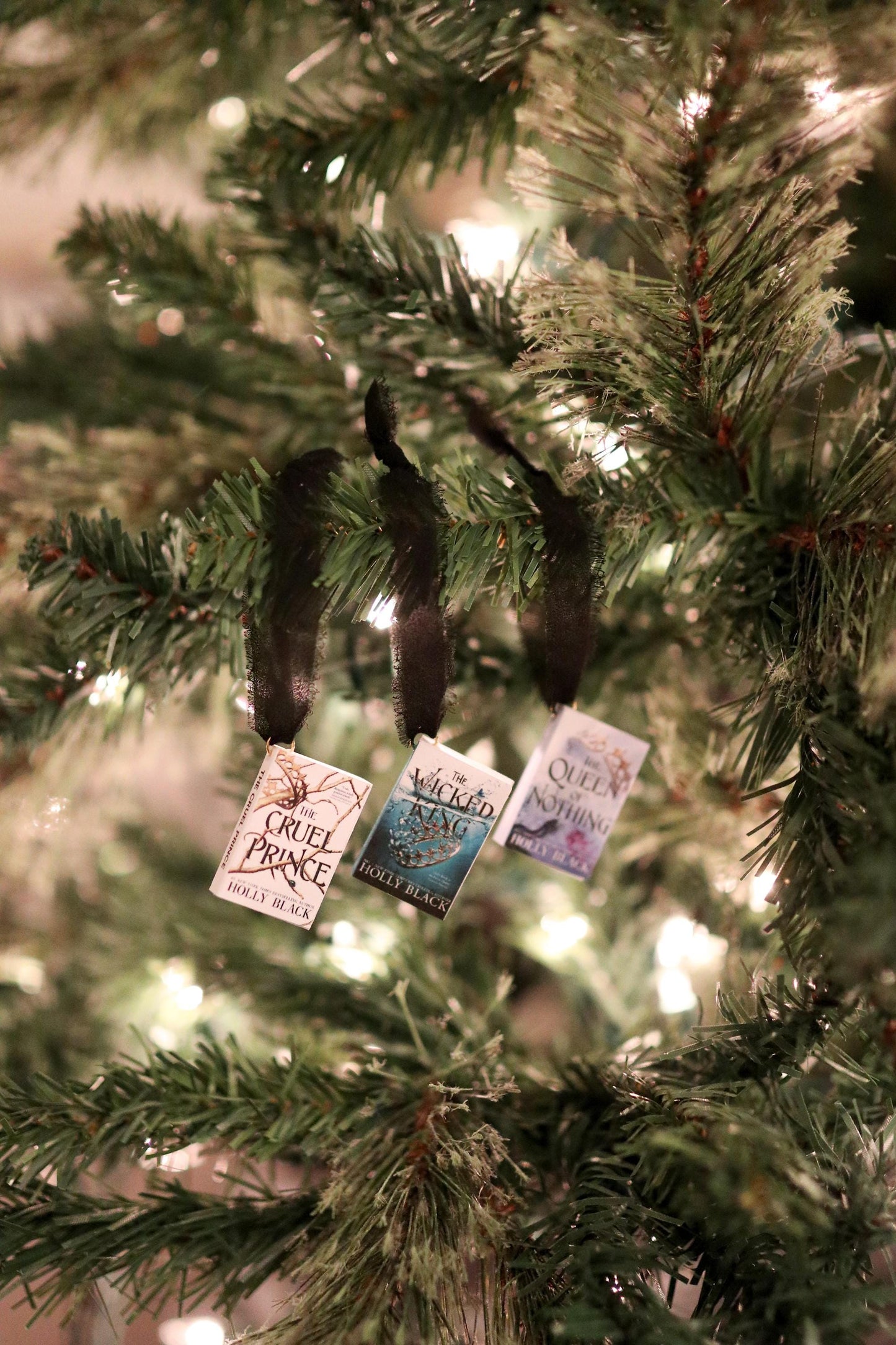 Holly Black Mini Book Ornaments