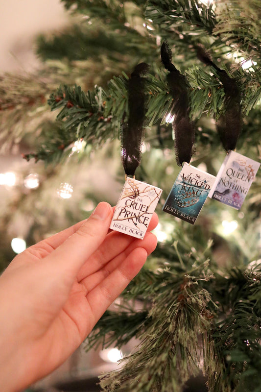Holly Black Mini Book Ornaments