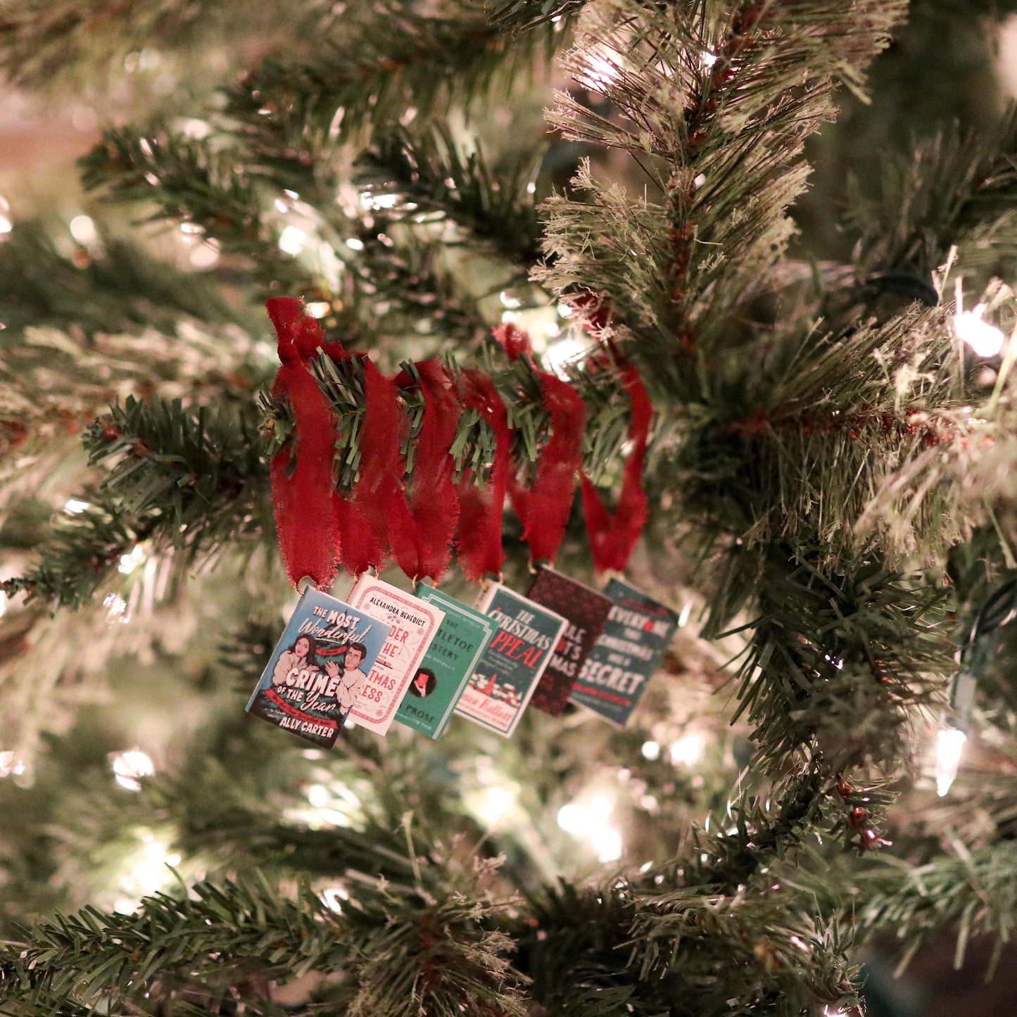 Christmas Thriller Mini Book Ornaments