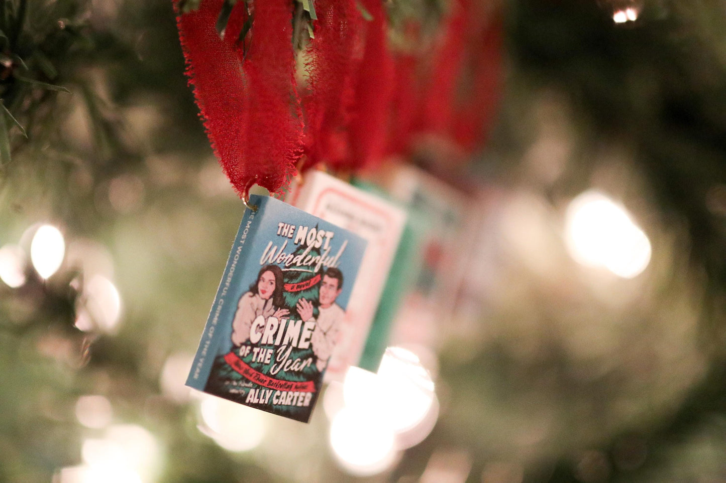 Christmas Thriller Mini Book Ornaments
