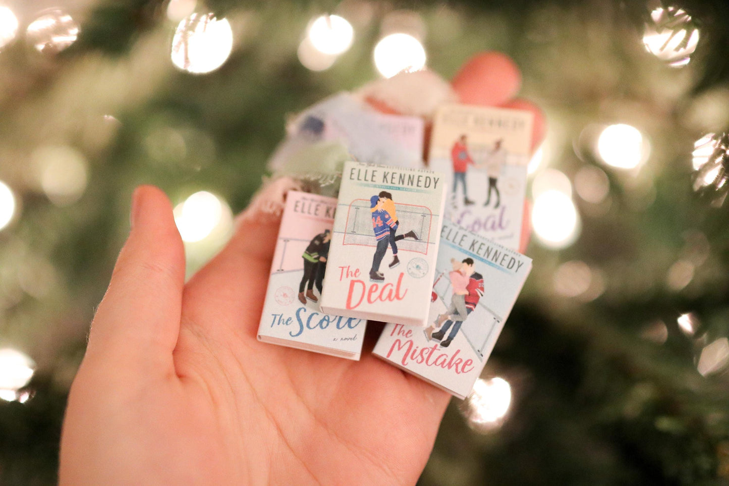Off-Campus Mini Book Ornaments
