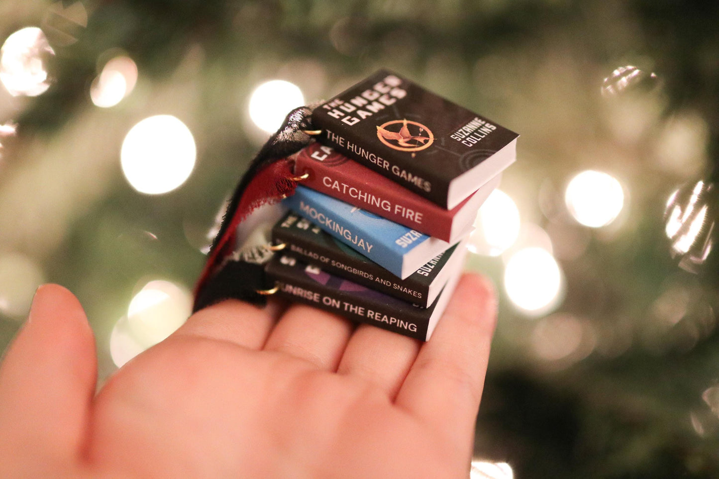 Hunger Games Mini Book Ornaments