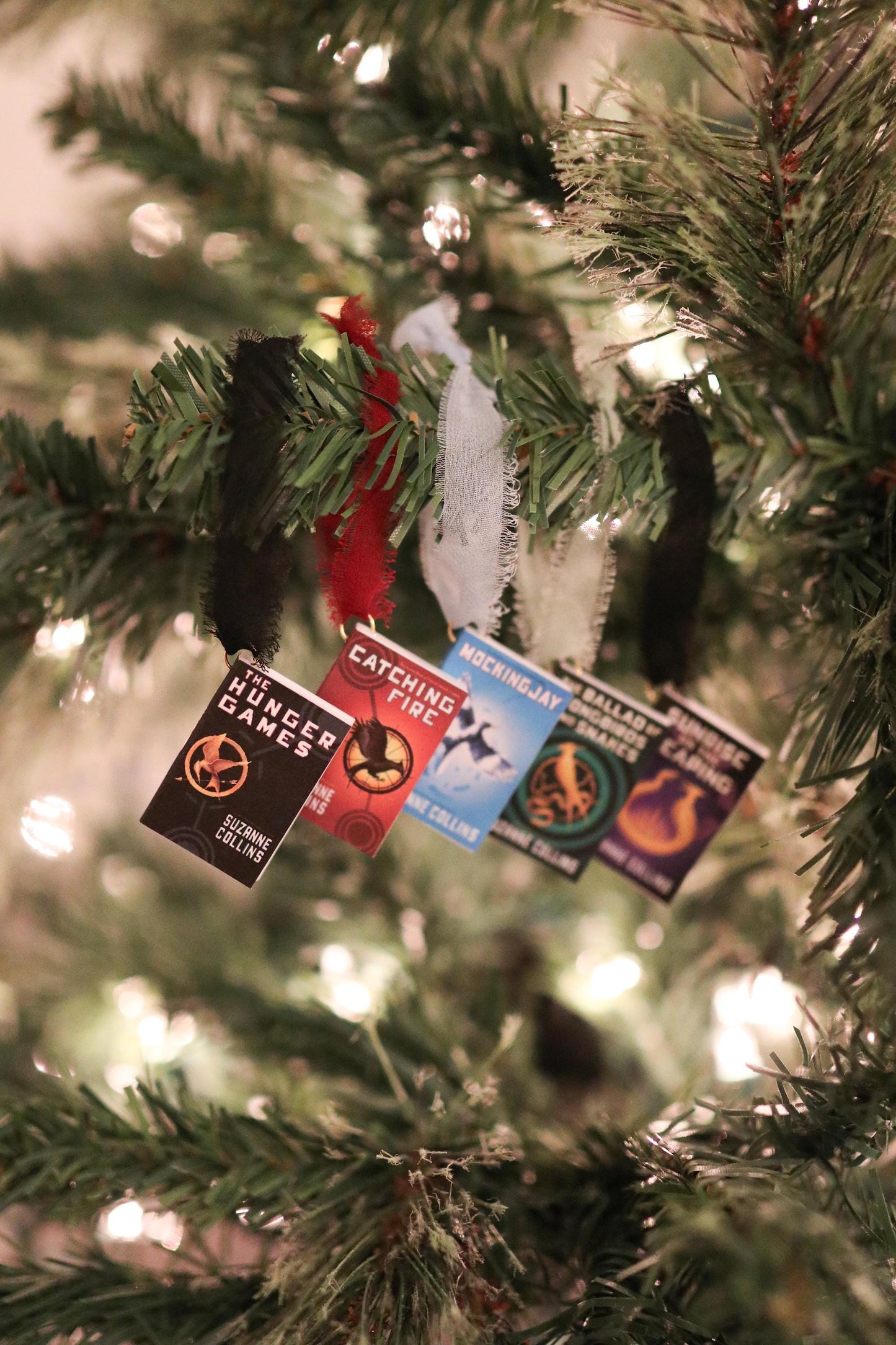 Hunger Games Mini Book Ornaments