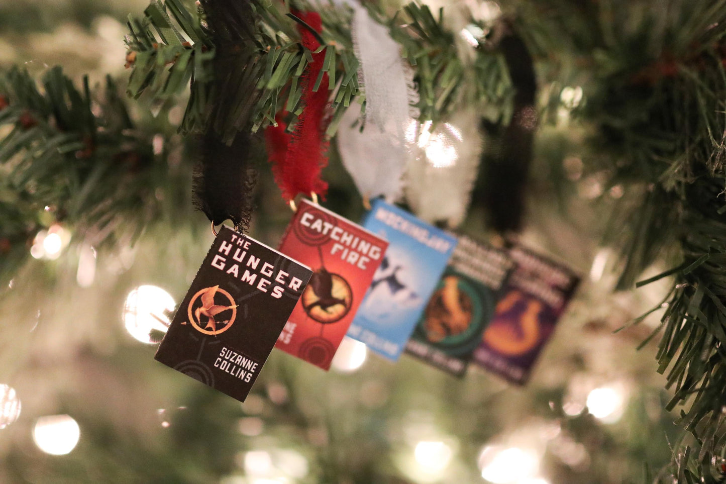Hunger Games Mini Book Ornaments