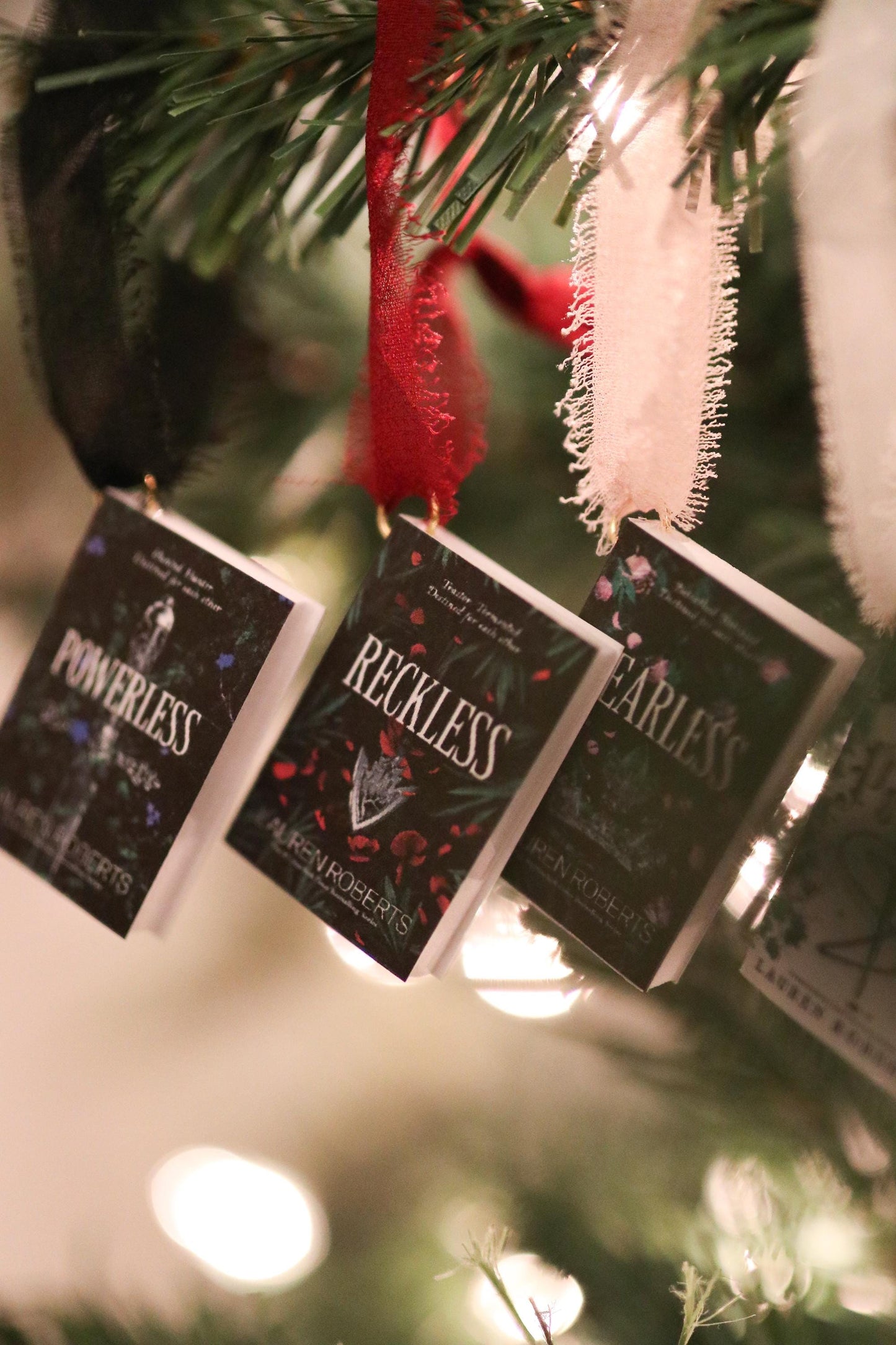 Powerless Mini Book Ornaments