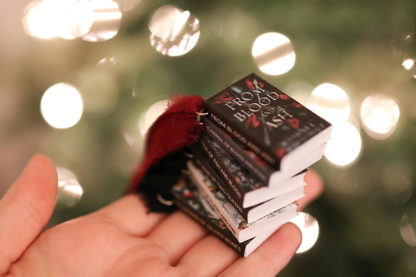 Jennifer L. Armentrout Inspired Mini Book Ornaments