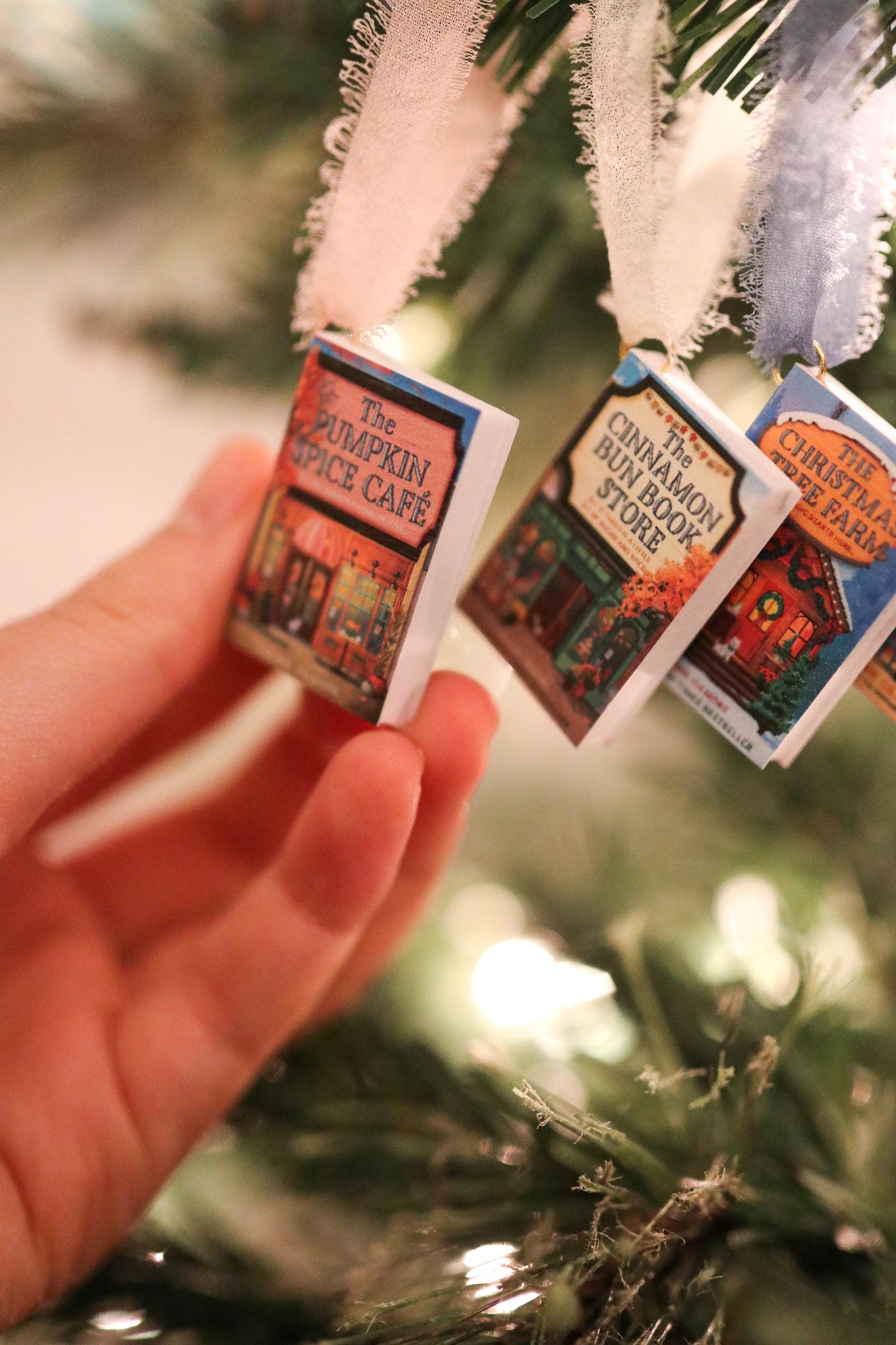 Dream Harbor Mini Book Ornaments