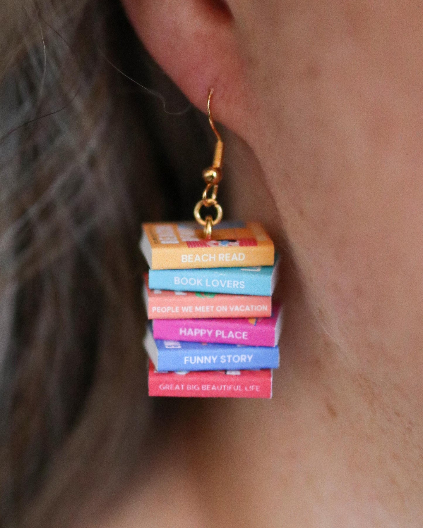 Emily Henry Bookish Earring