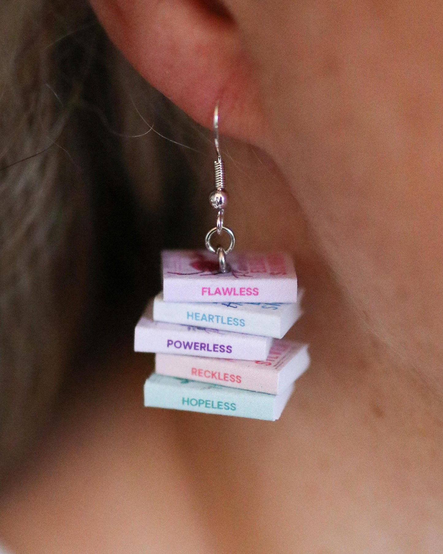 Chestnut Springs Bookish Earrings