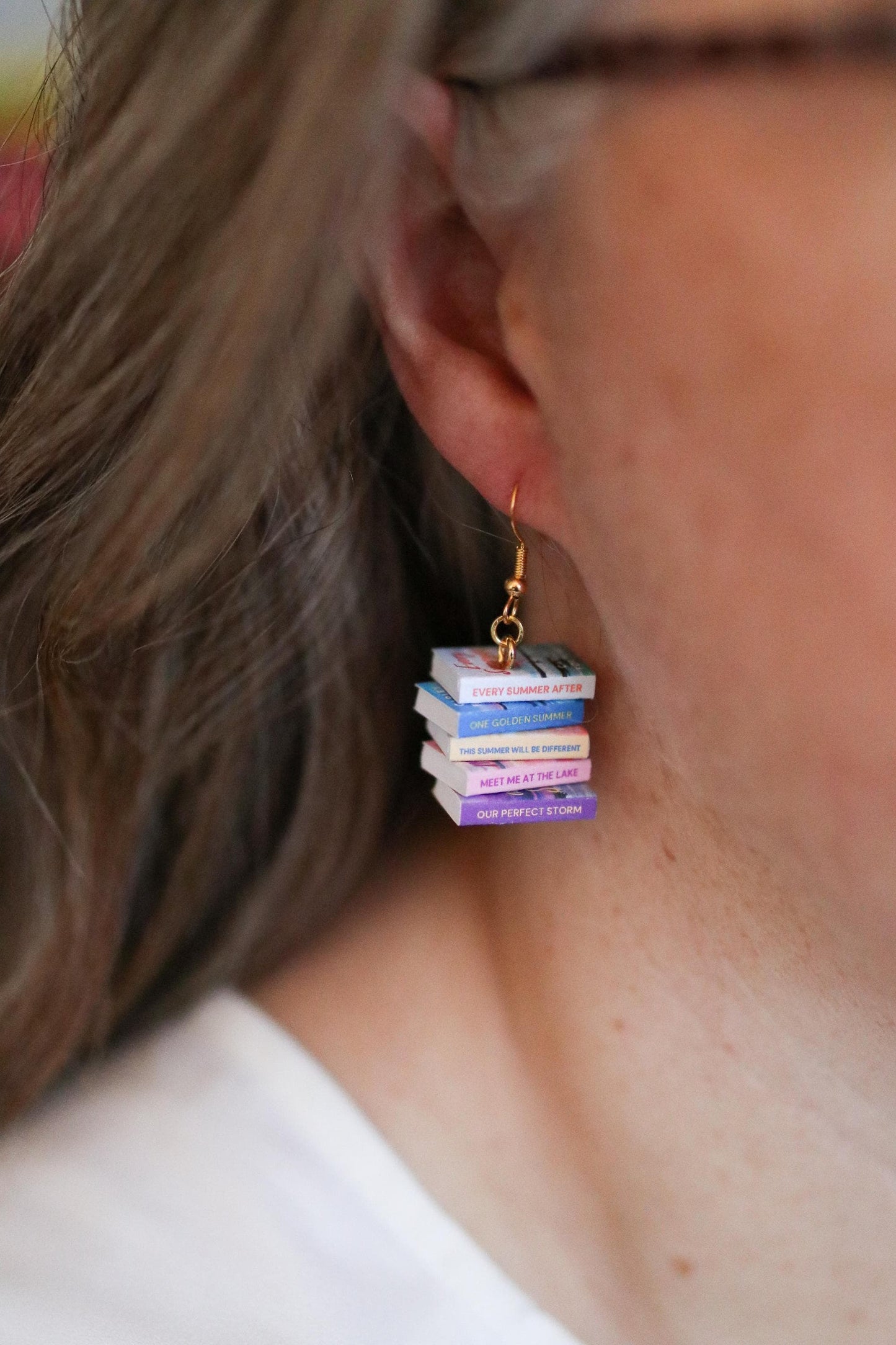 Carley Fortune Bookish Earrings
