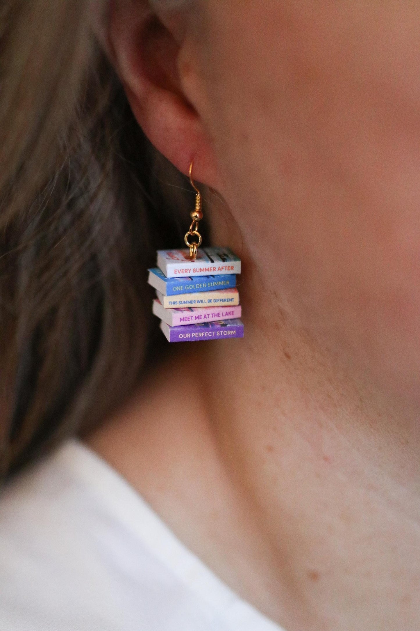 Carley Fortune Bookish Earrings