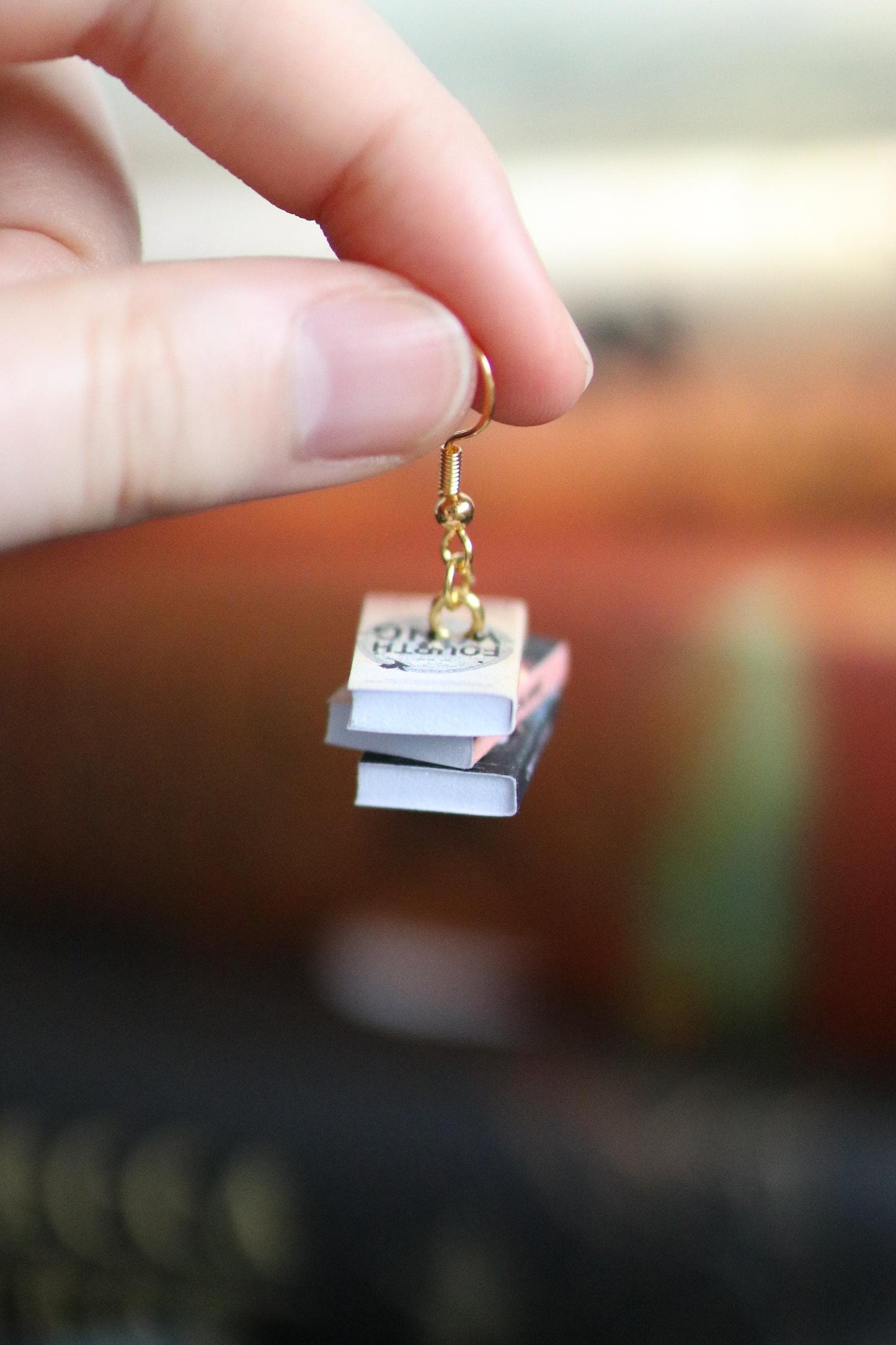 Fourth Wing Bookish Earrings
