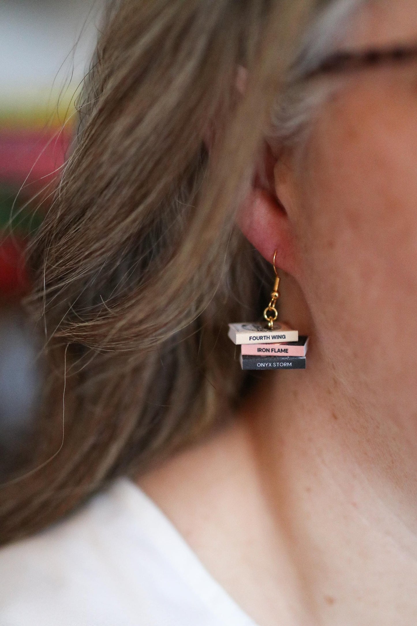 Fourth Wing Bookish Earrings