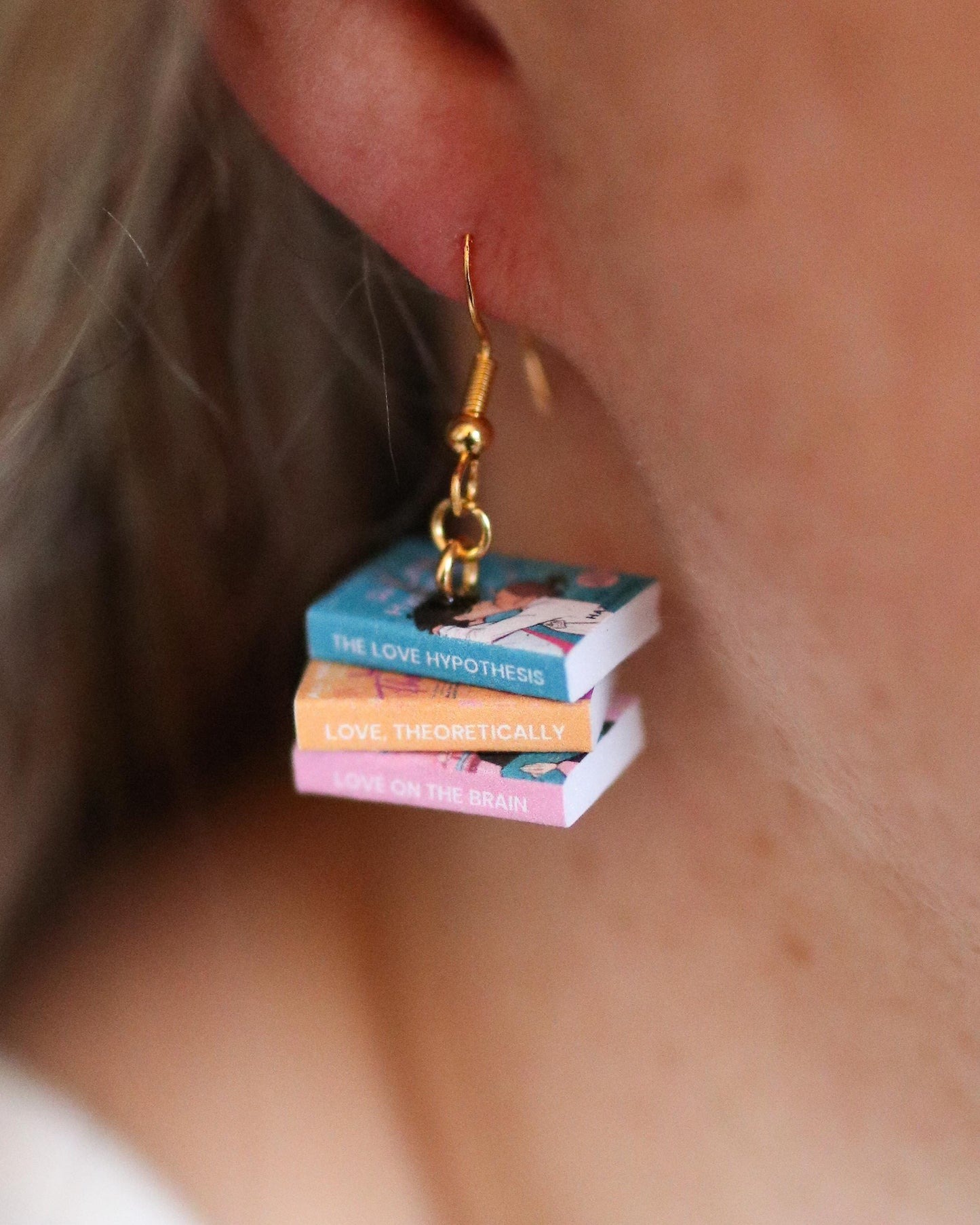 Ali Hazelwood Bookish Earrings