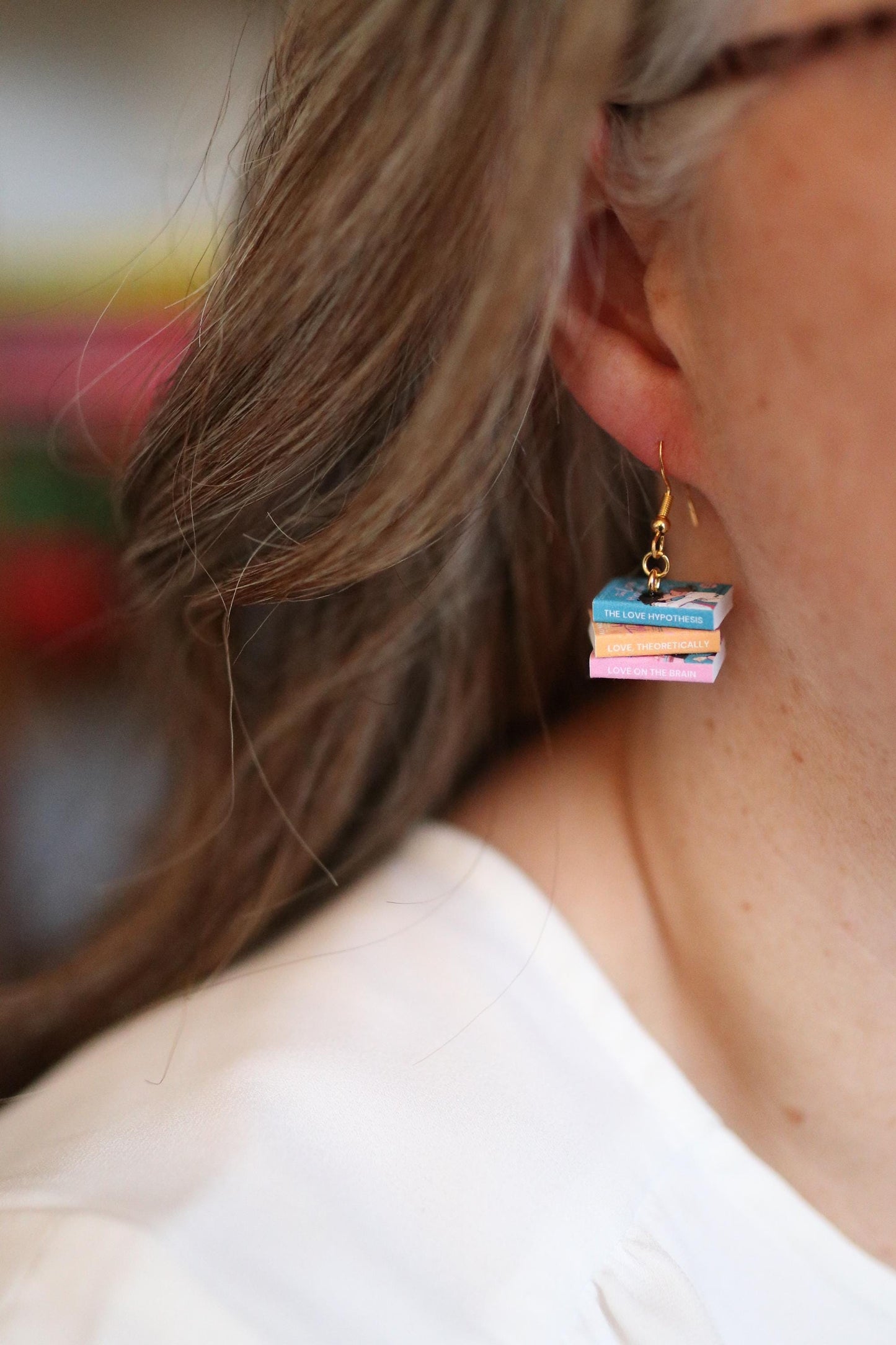 Ali Hazelwood Bookish Earrings
