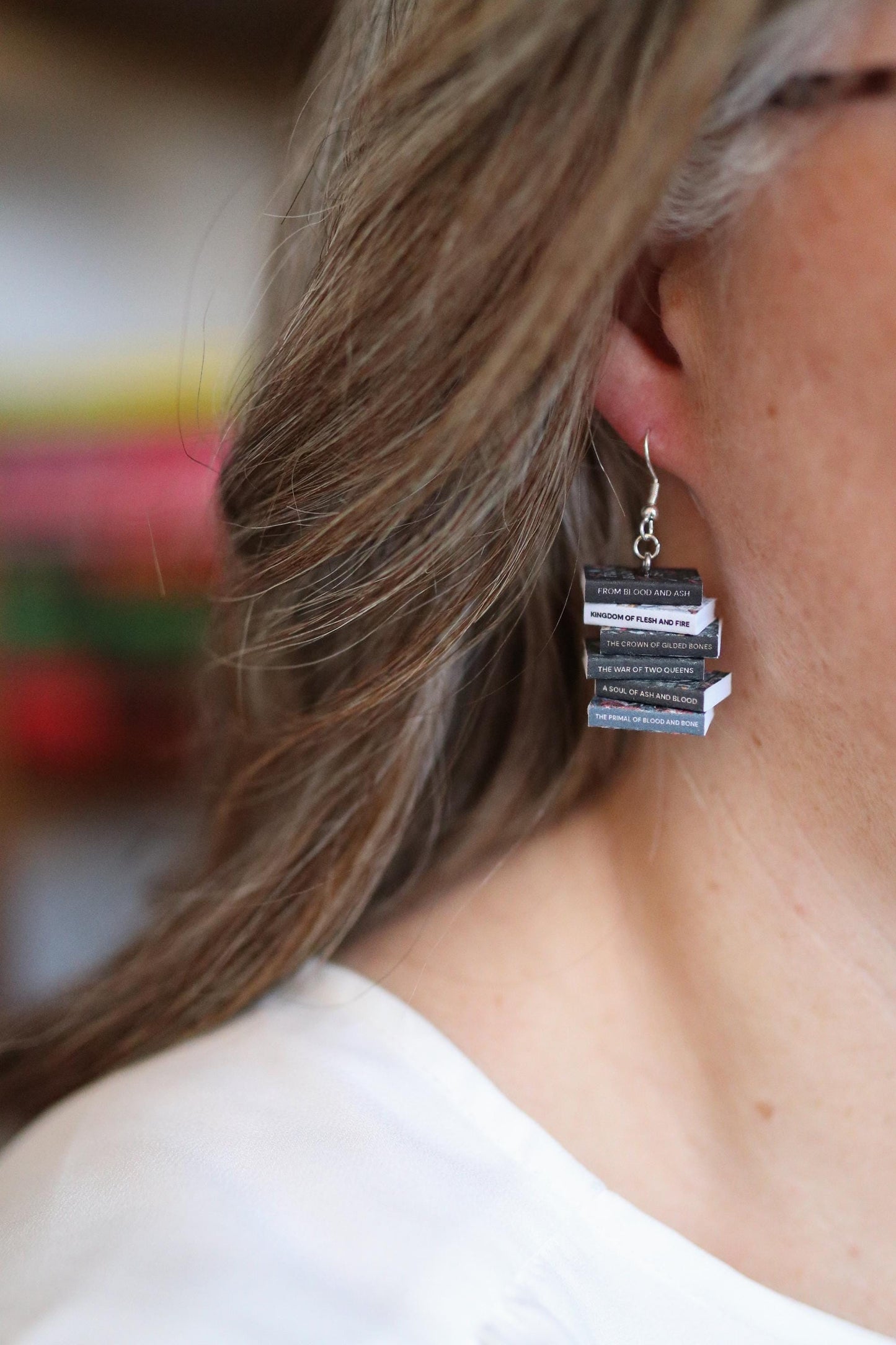 Jennifer L. Armentrout Bookish Earrings